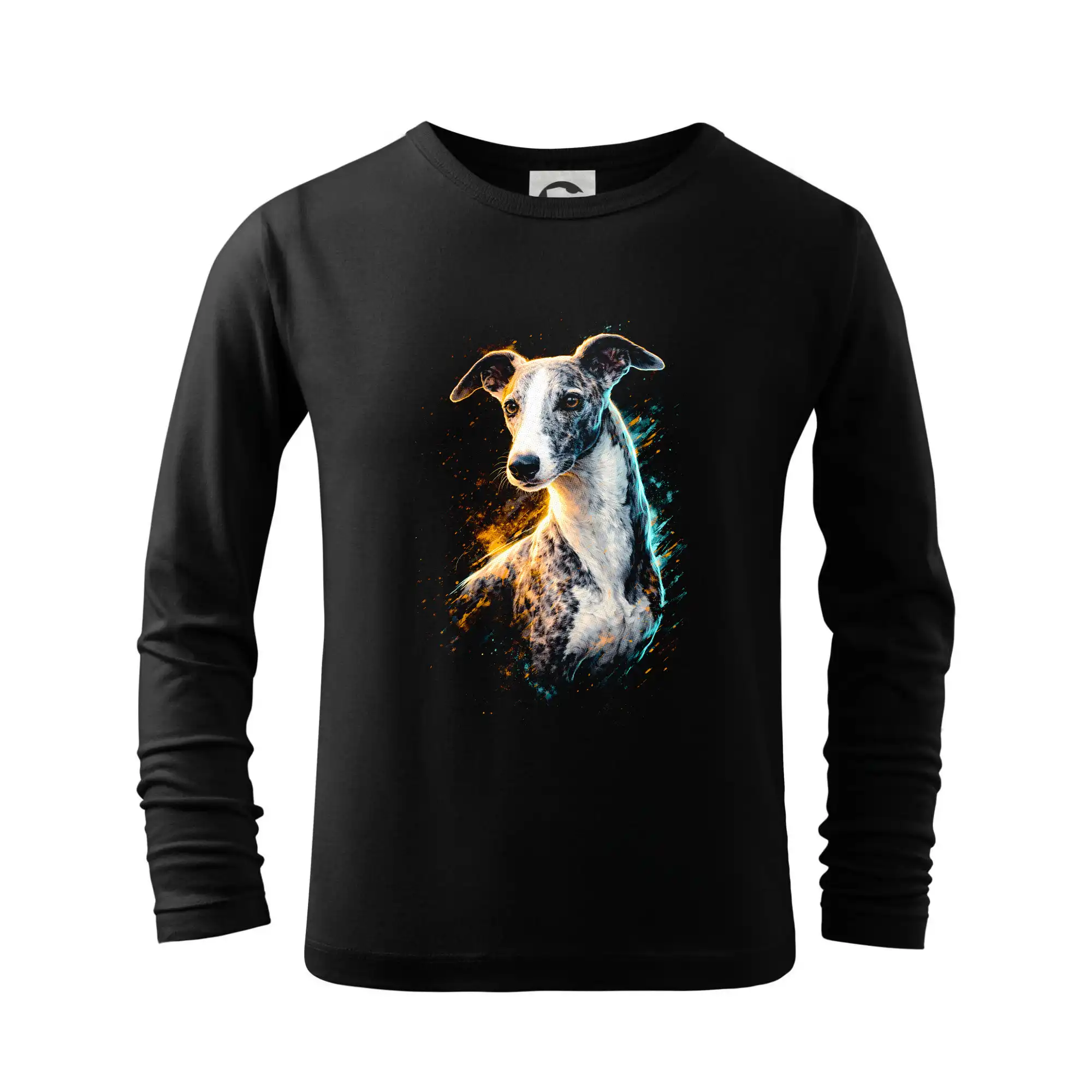 Ostatné psie plemená - Obrázok poltón Španielsky galgo - Tričko detské Long Sleeve