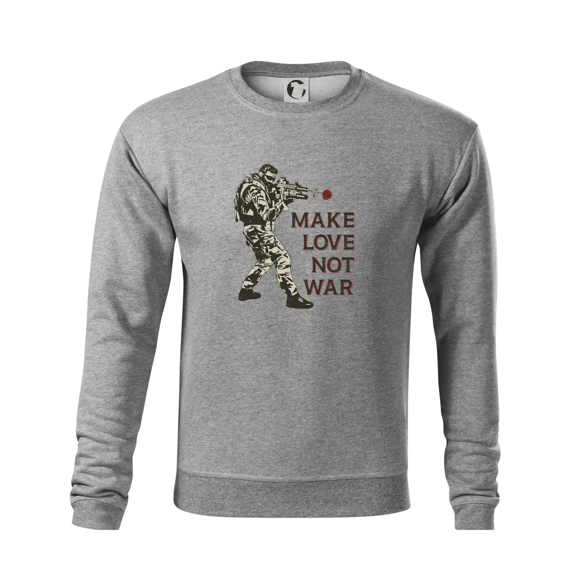 Růže ve zbrani, make love not war
