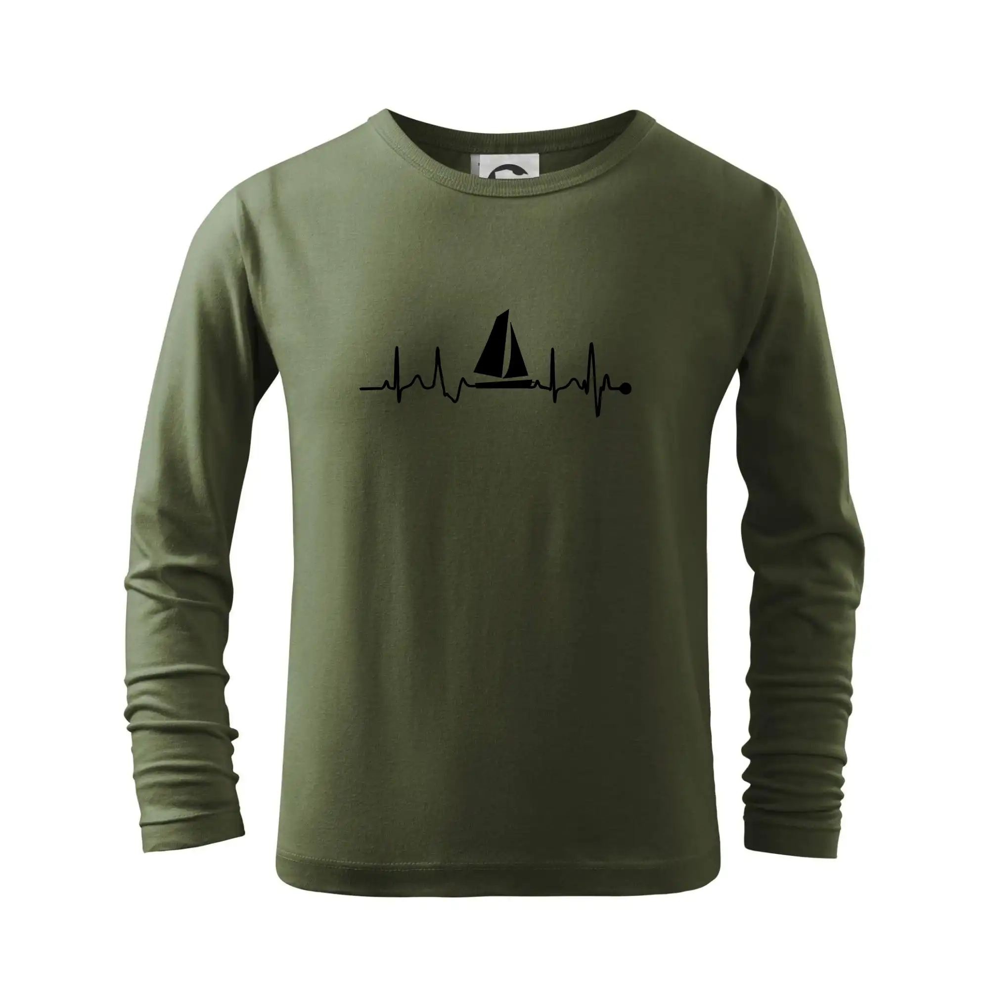 Vodácke tričká - Plachtenie EKG - Tričko detské Long Sleeve