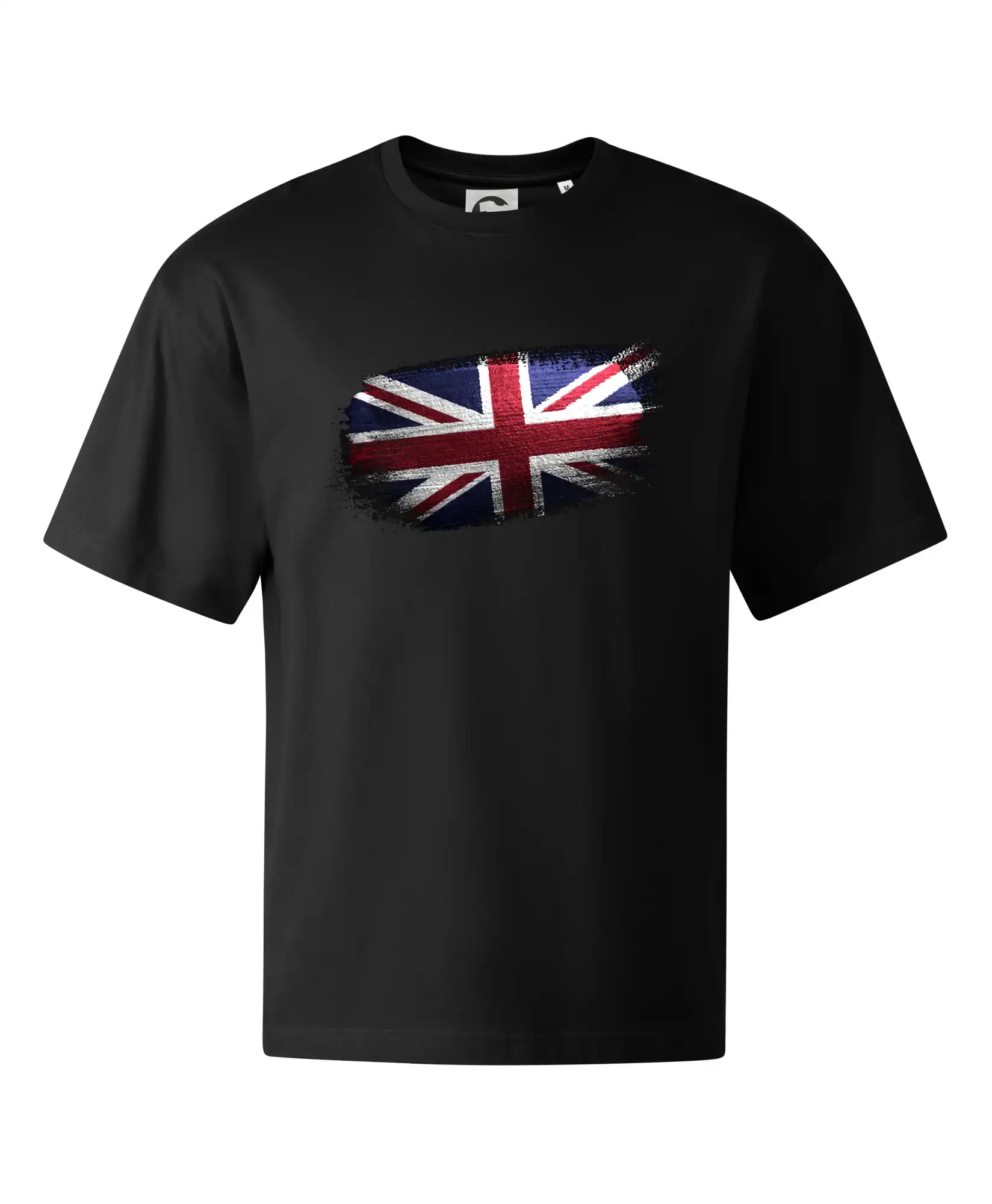 Tričká Anglicko - Britská vlajka ohryzené - Stage unisex - OVERSIZE