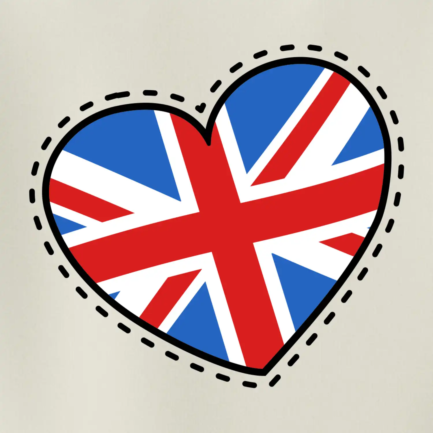 Británie srdce prso