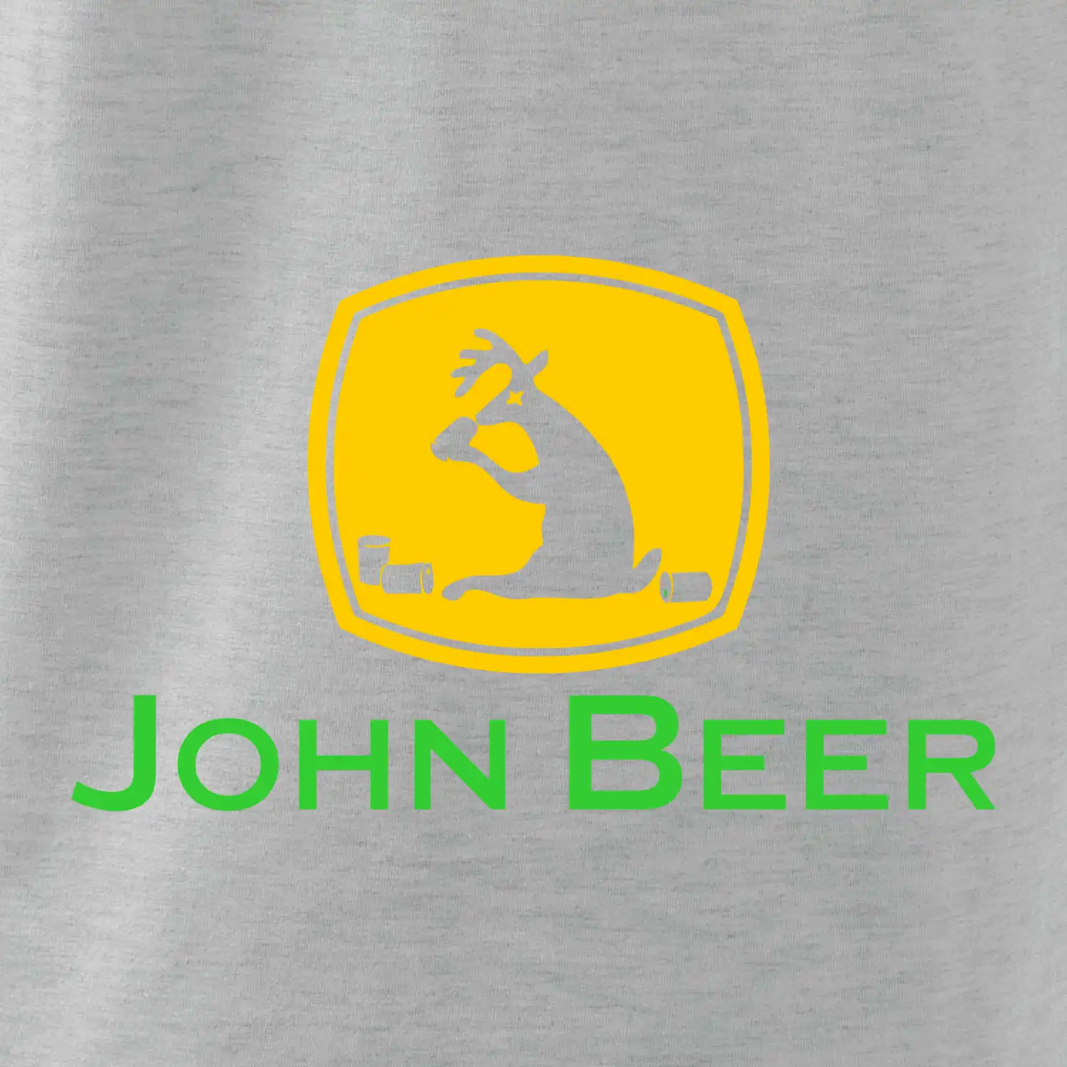 John Beer jelen s pivem