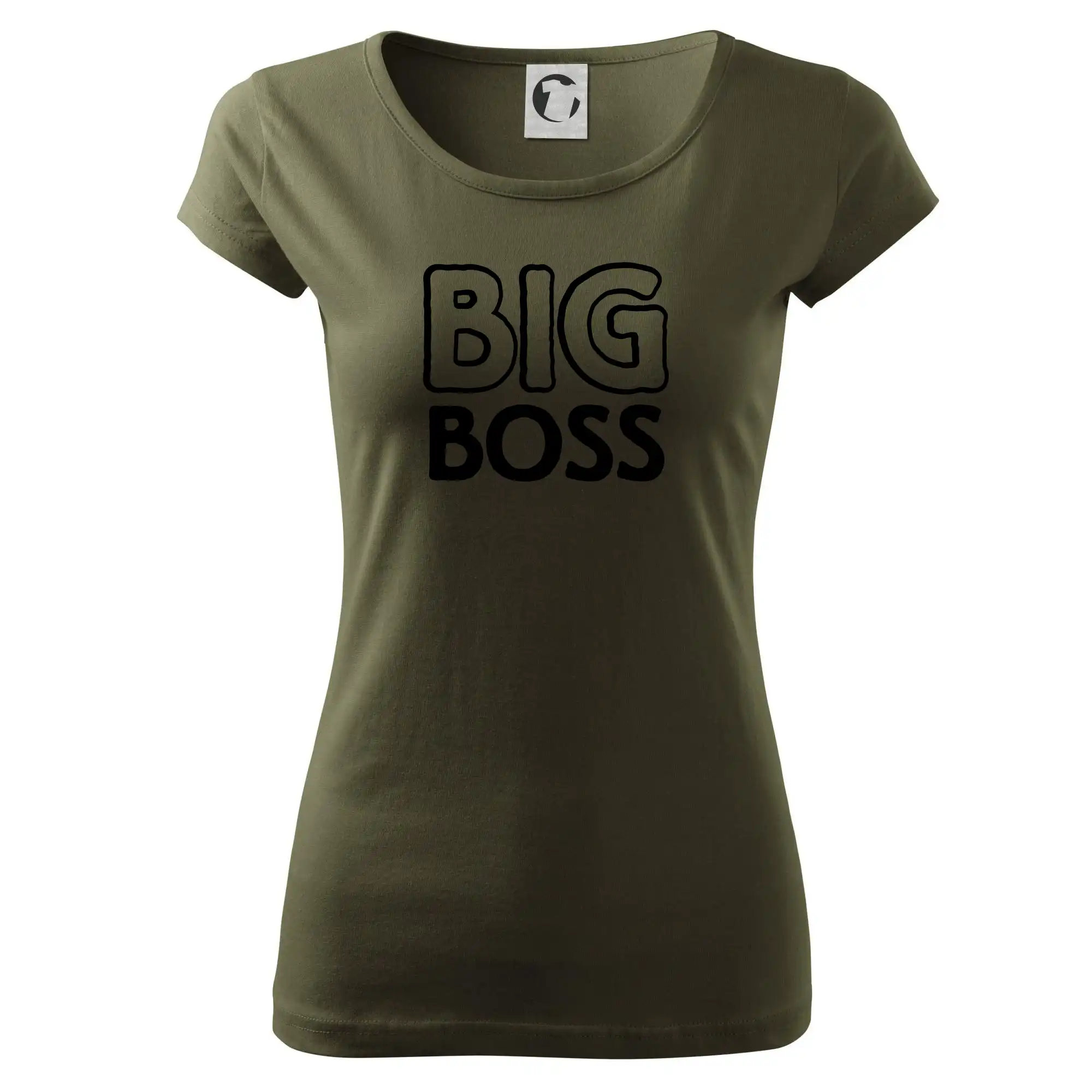 Detské tričká, mikiny a body s originálnymi potlačami | Veselé motívy pre chlapcov aj dievčatá - Big boss mini boss - Dámske tričko Pure