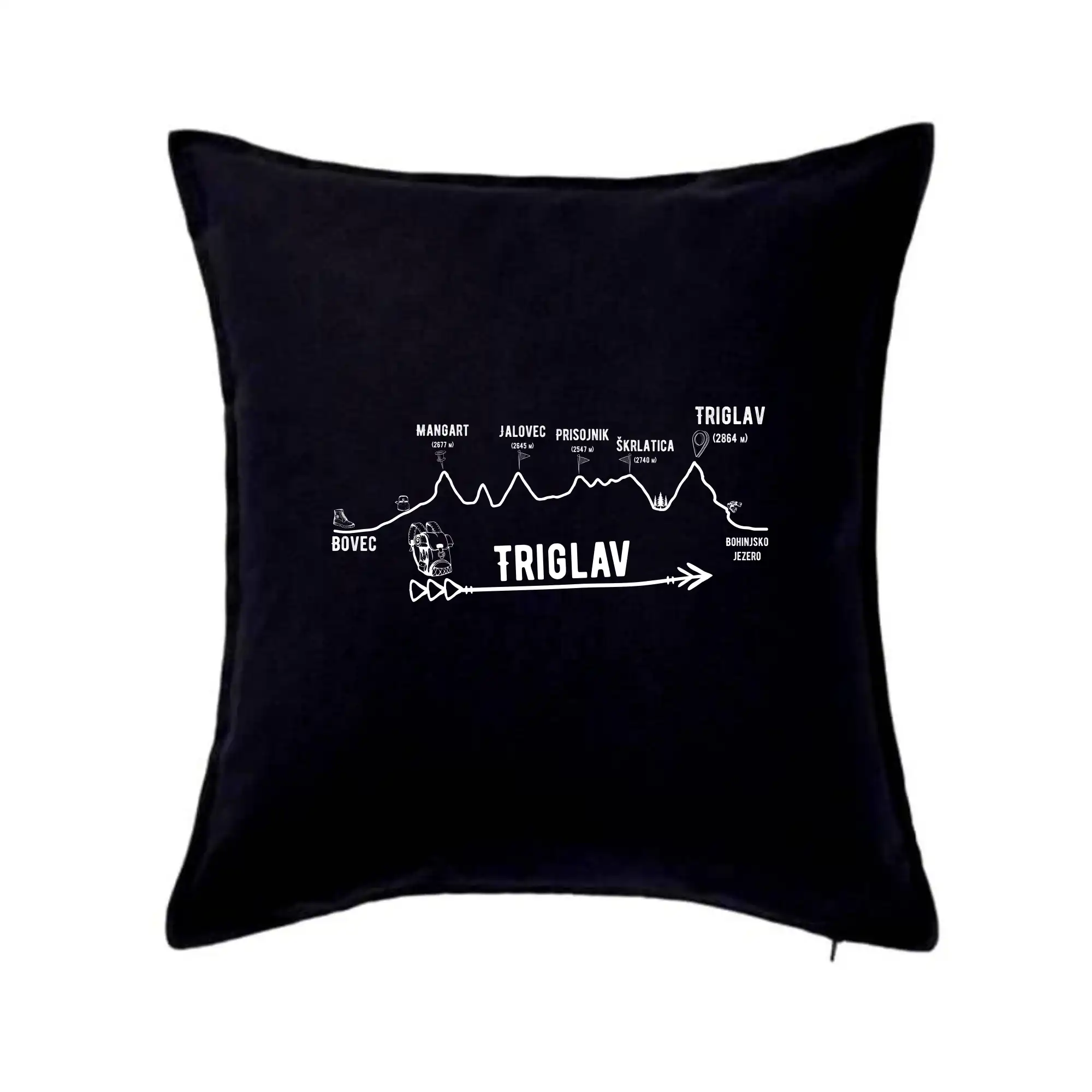 Profil Triglav  Bovec - Bohinjské jezero