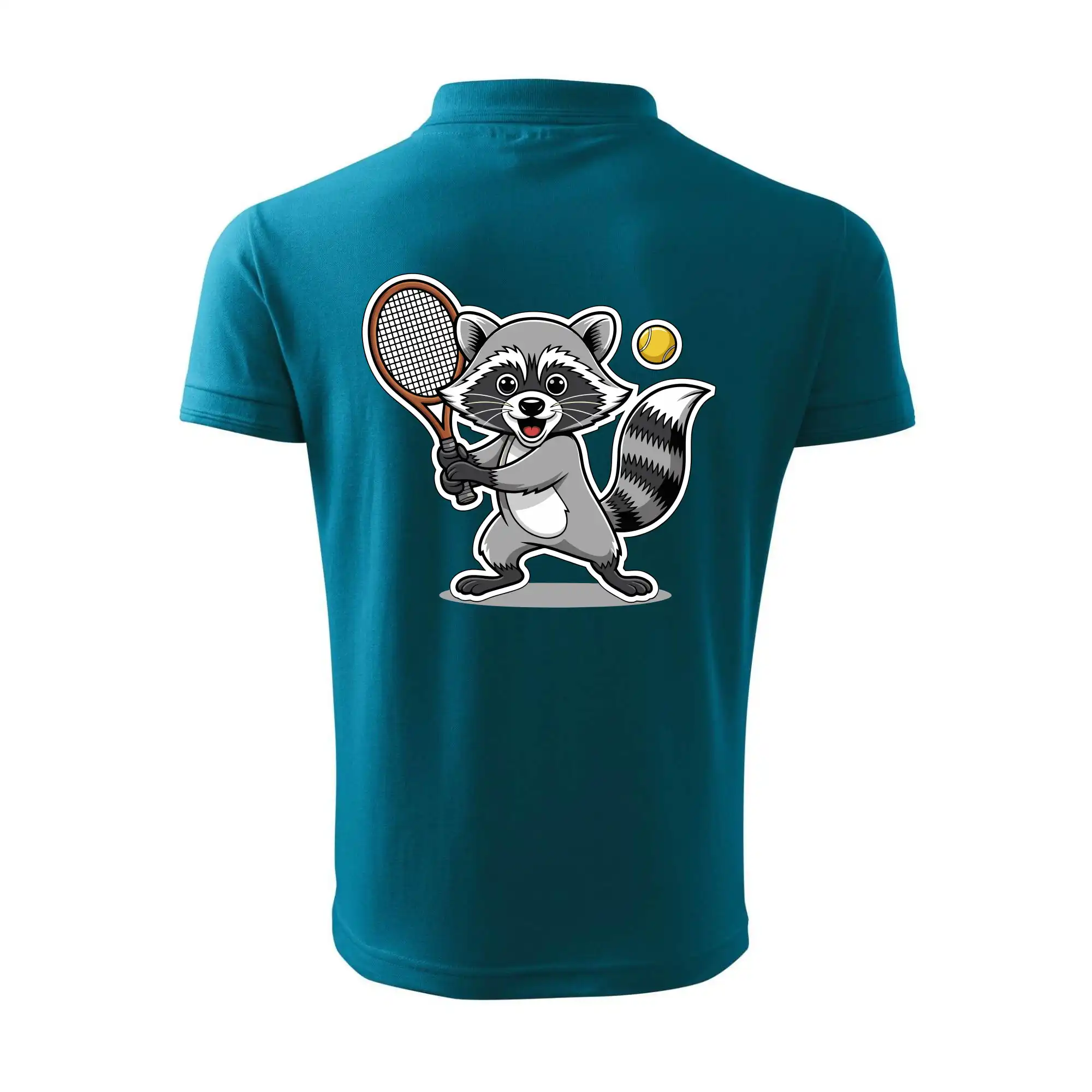 Mýval hraje tenis kreslený