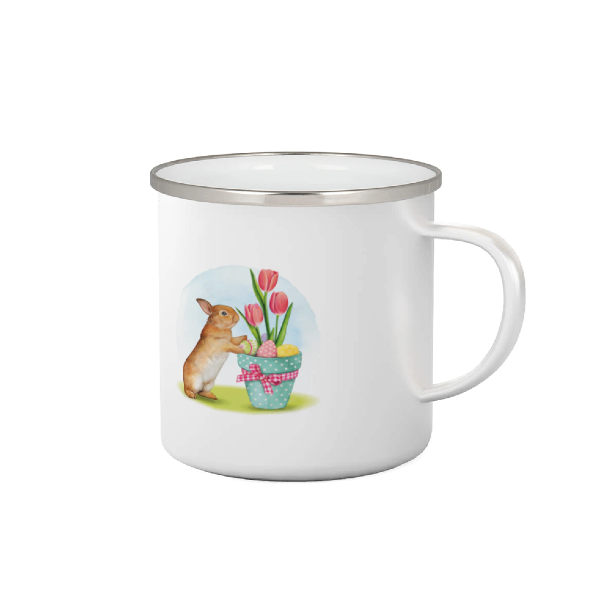 Velikonoční zajíček tulipány