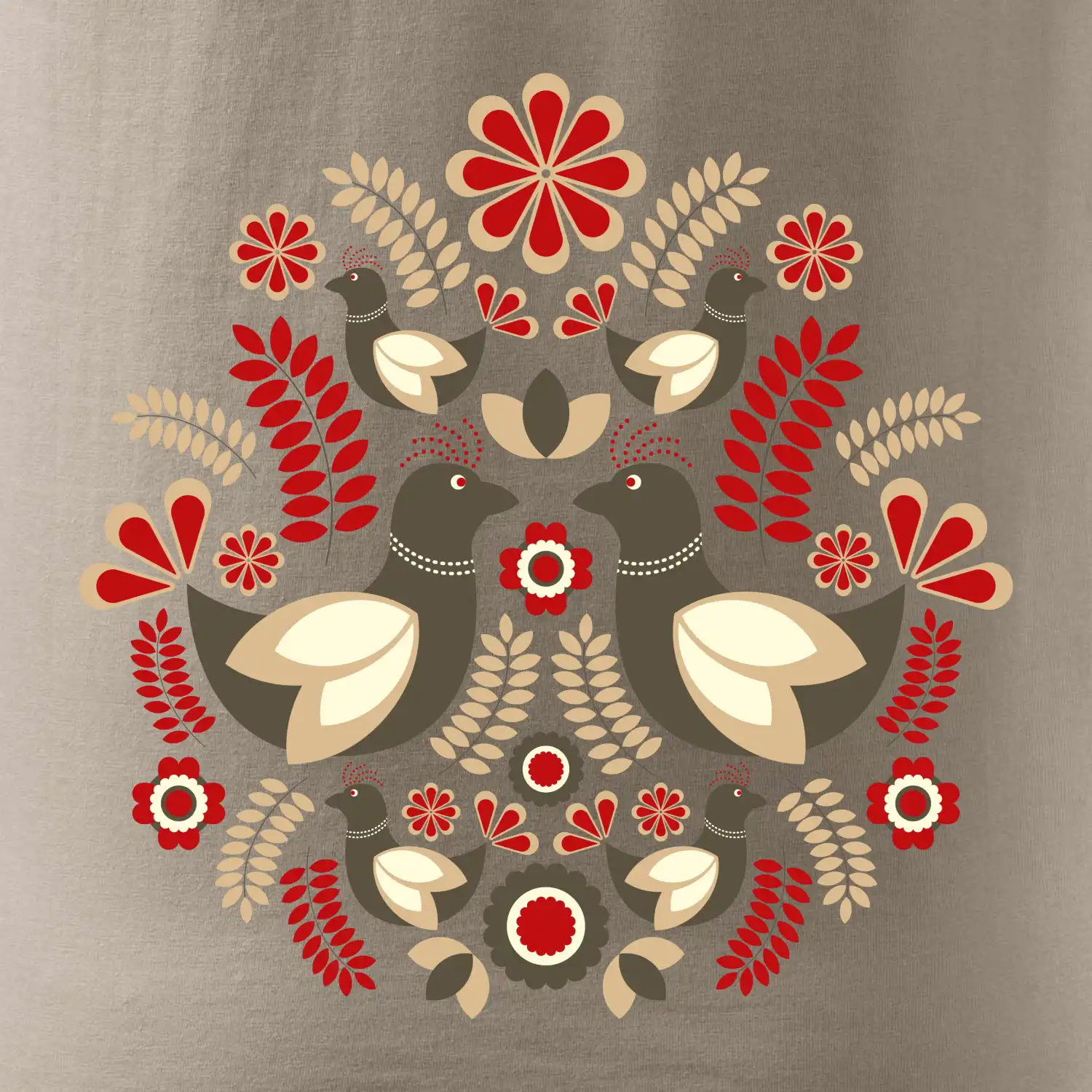 Folklór - hnědí ptáčci