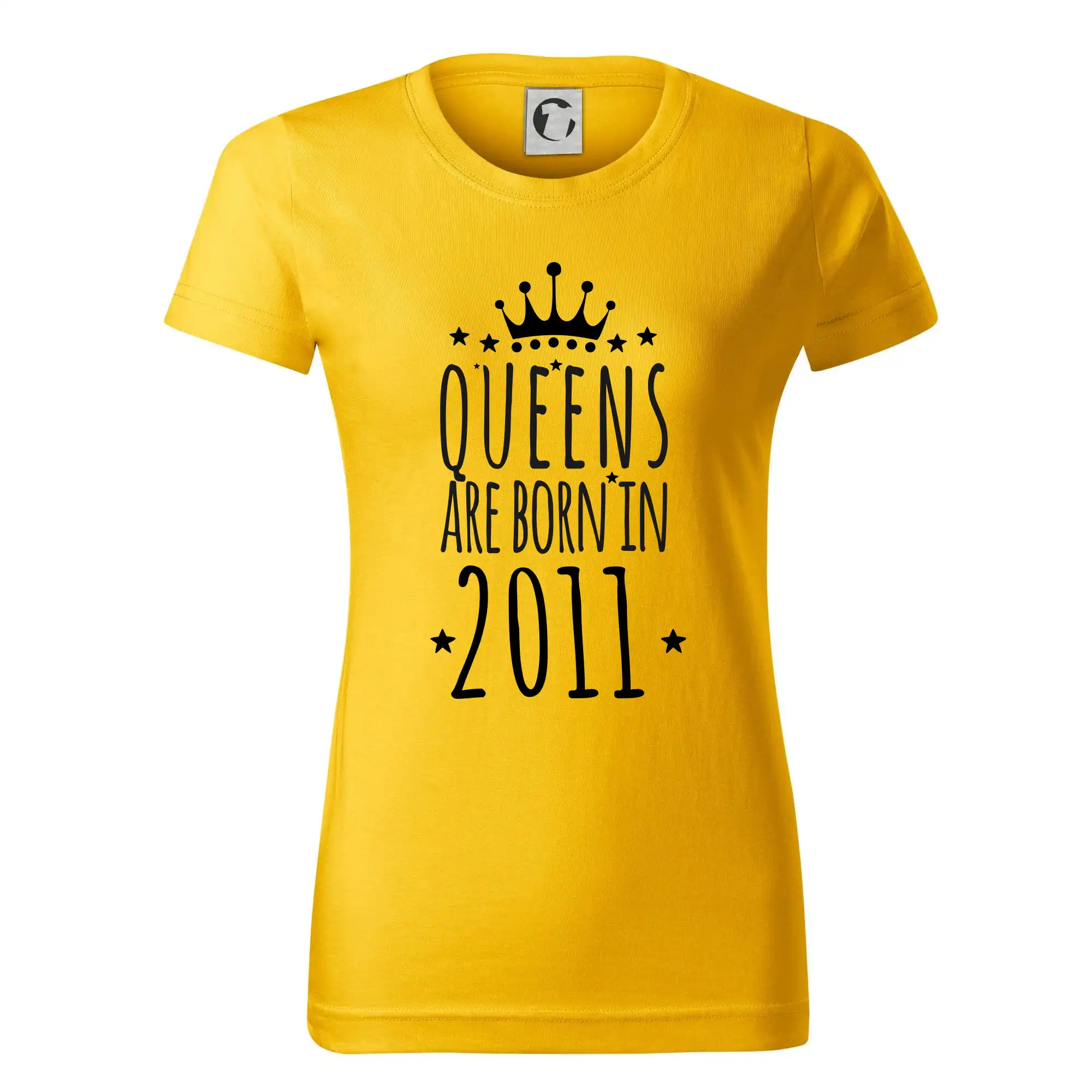 Queens are born in 2011 - Dámske tričko basic - ľahko voľnejšie a dlhšie