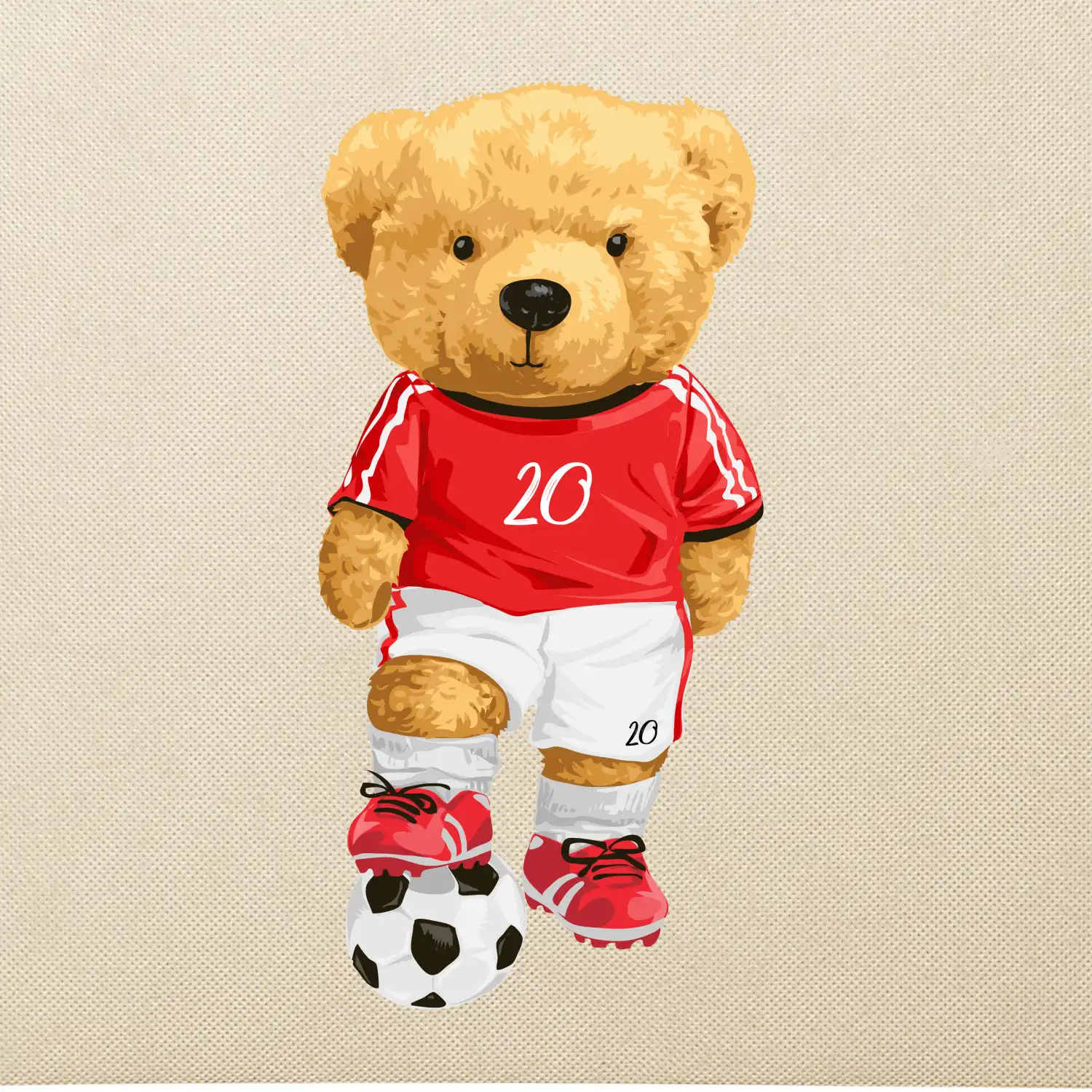 Fotbalista medvídek číslo
