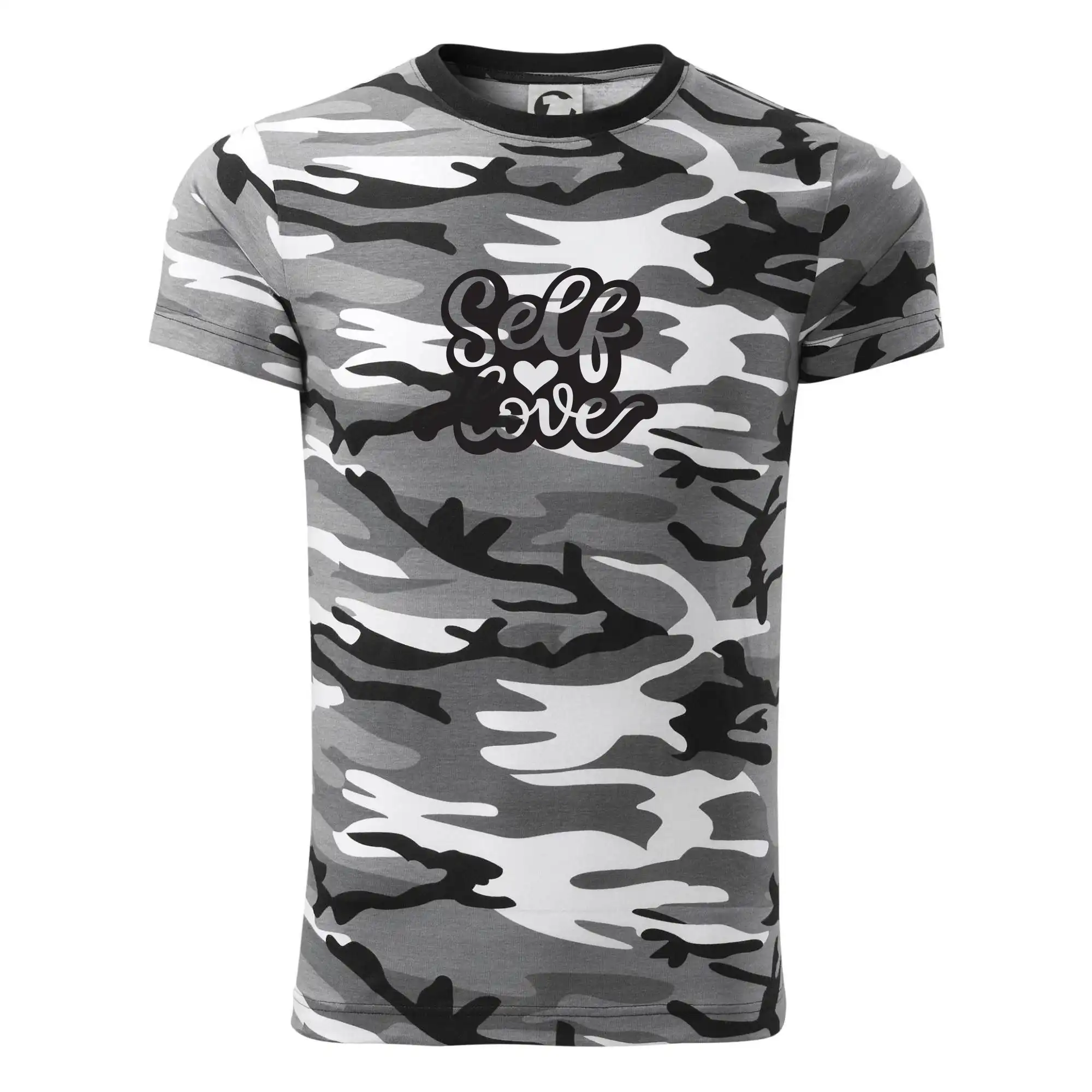 Tričká pre zamilovaných - Self love - Army CAMOUFLAGE