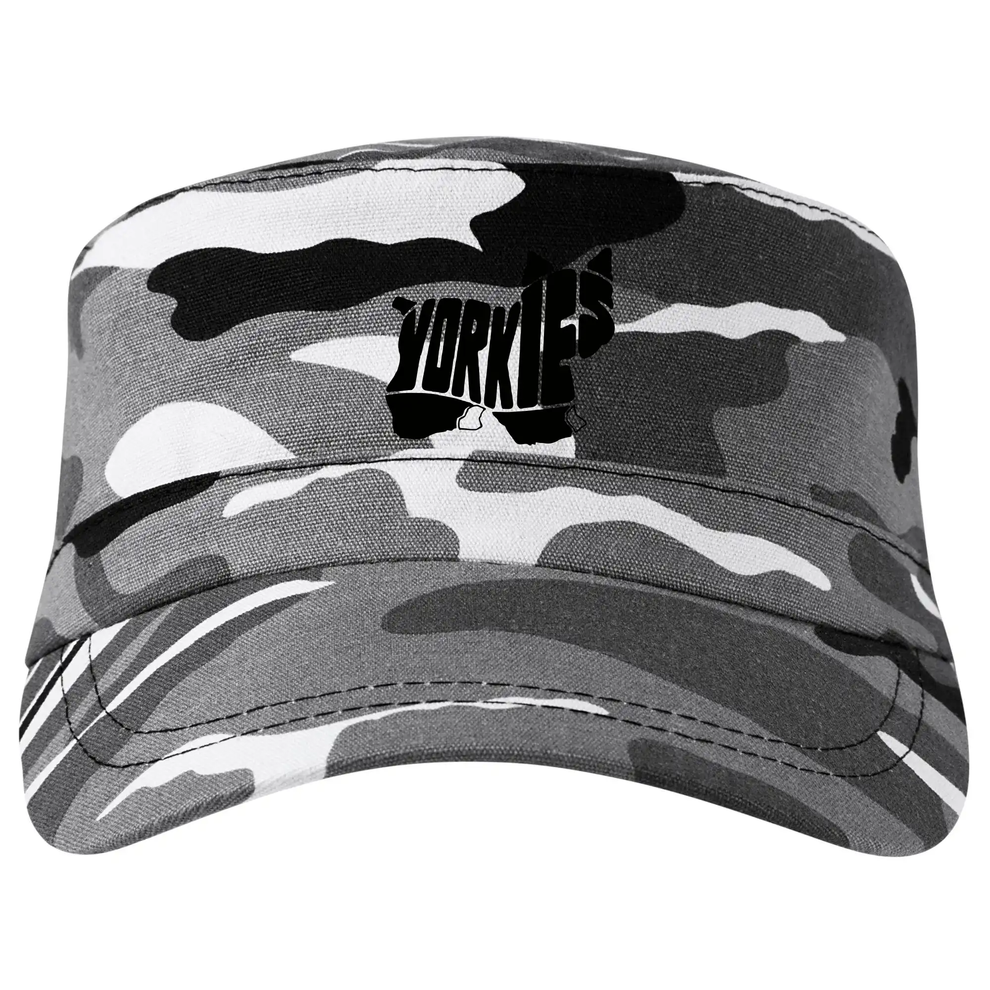 Yorkshirsky terier na tričku - Yorkšírský teriér - Yorkie - Nápis v tele - Šiltovka CAMO