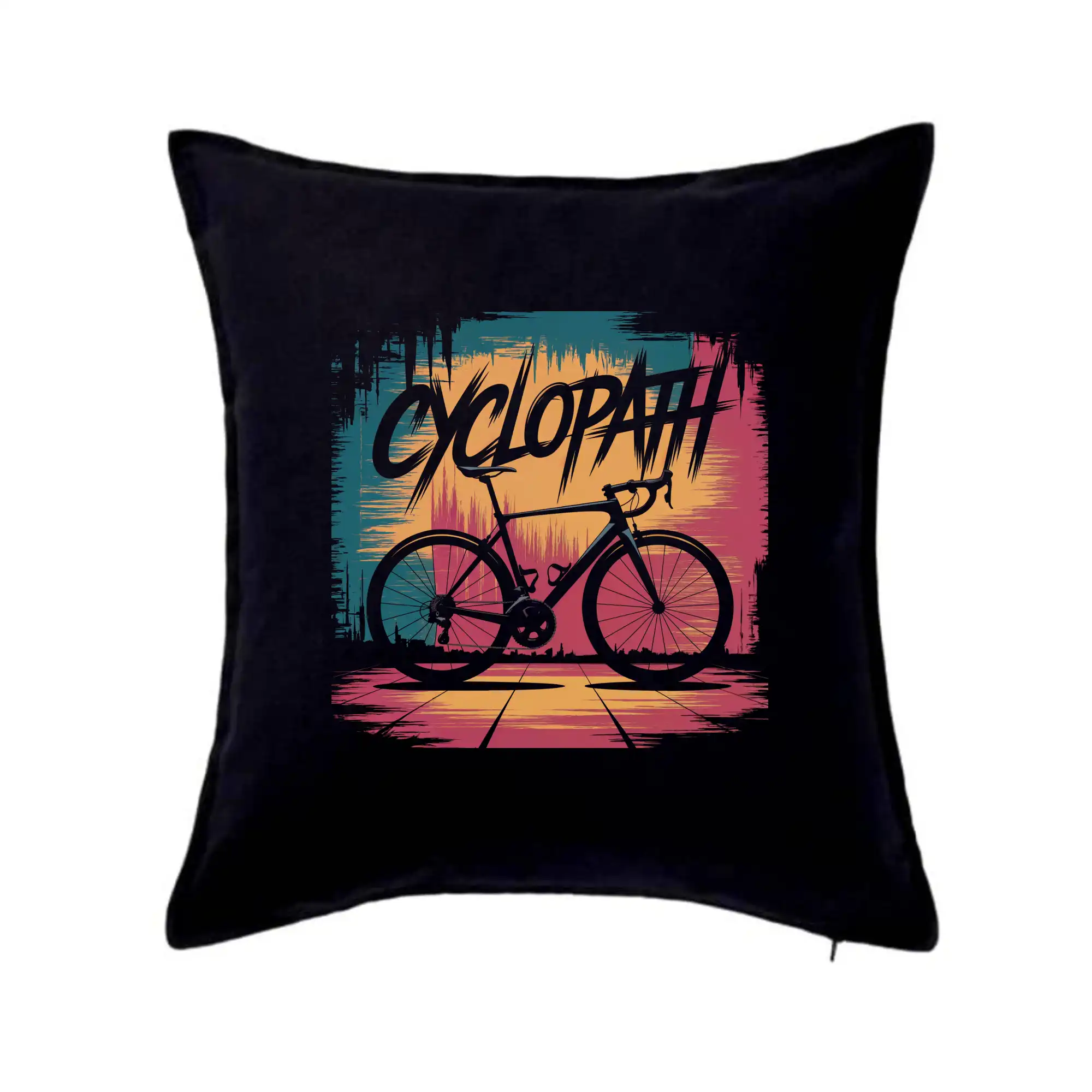 Tričko ako darček pre cyklistu - Cyclopat gravel colored - Vankúš 50x50