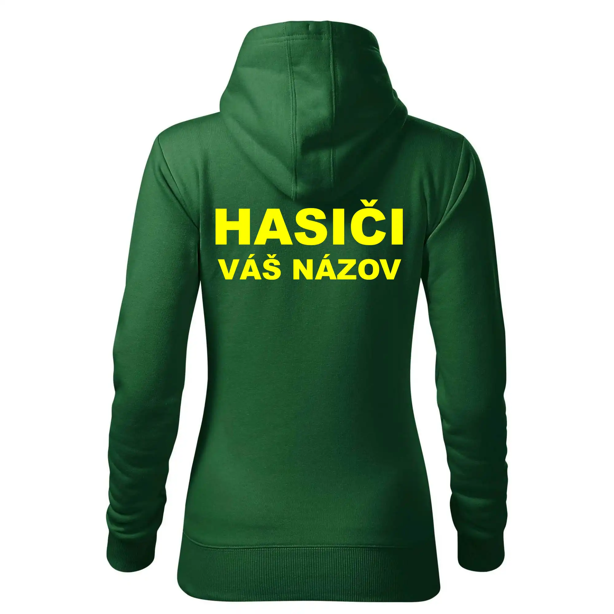Hasiči - žltý nápis - váš názov zboru