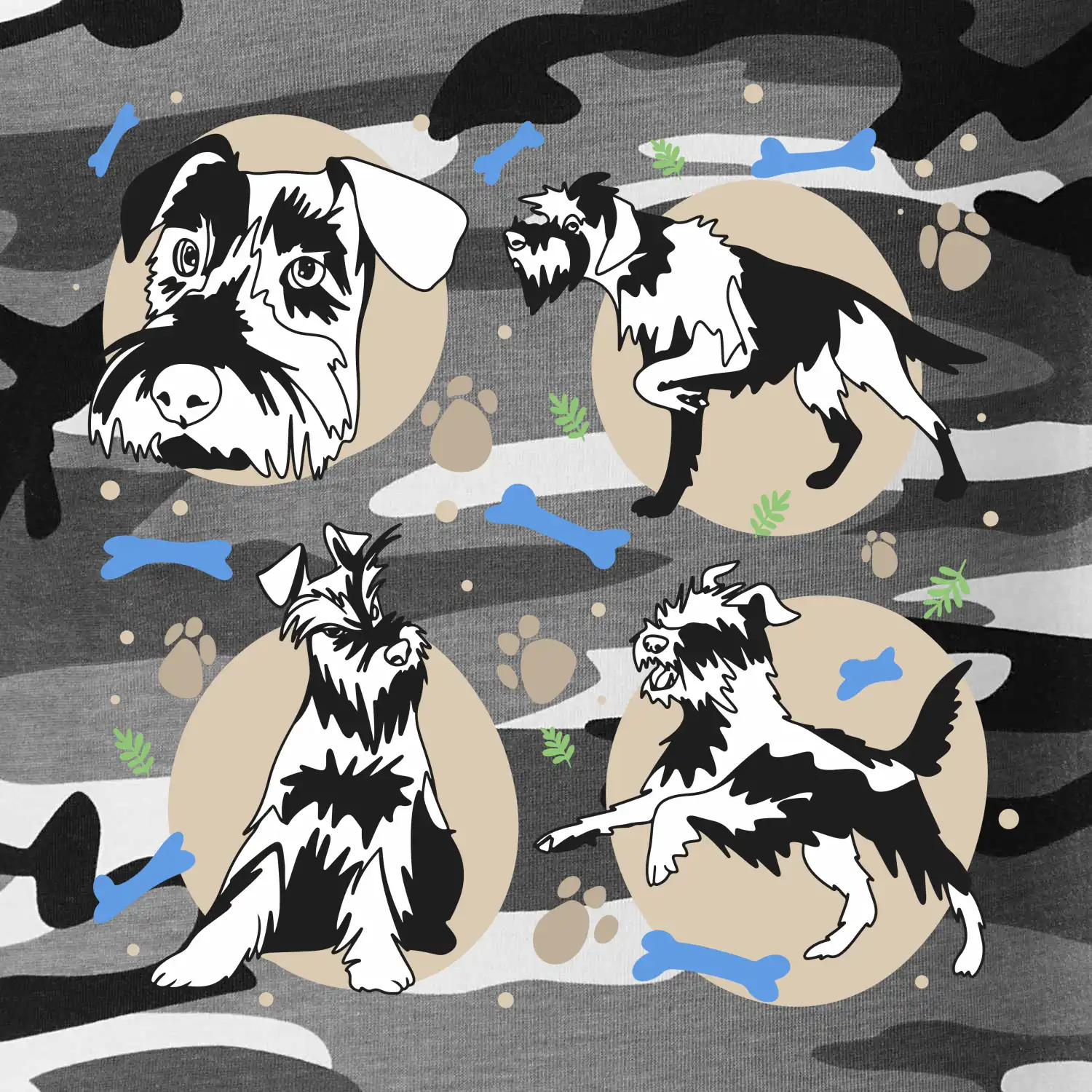 Knírač - 4 obrázky