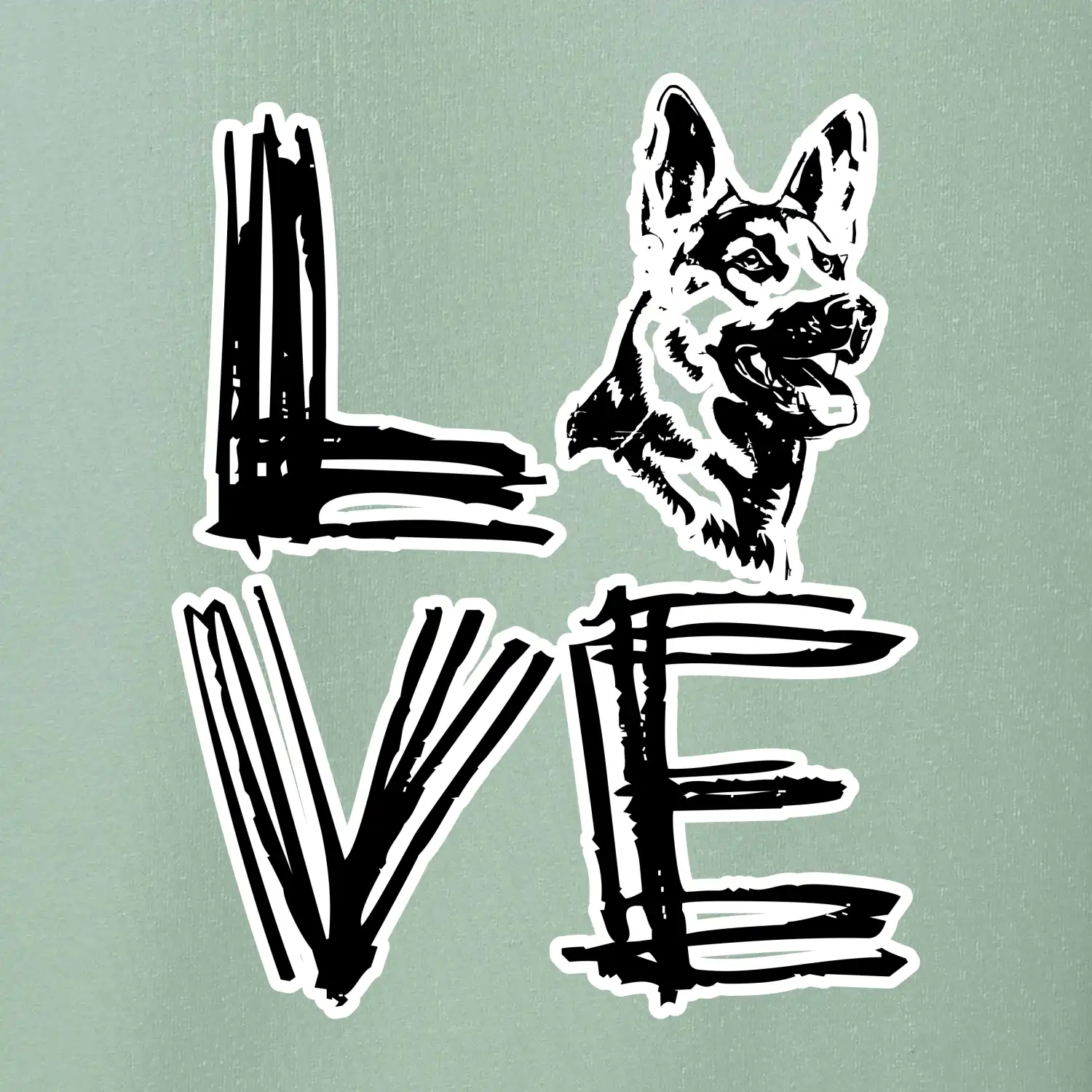 Německý ovčák love