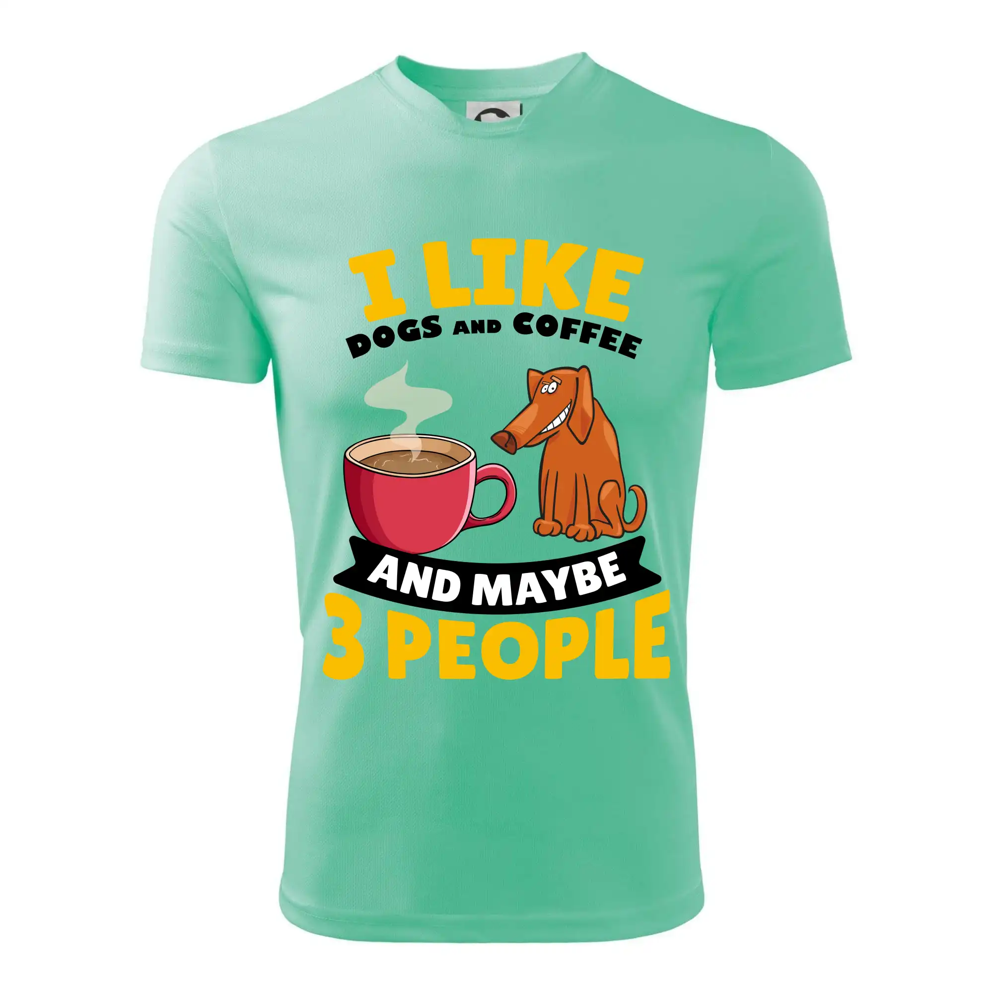 I like dogs and coffee and maybe 3 people