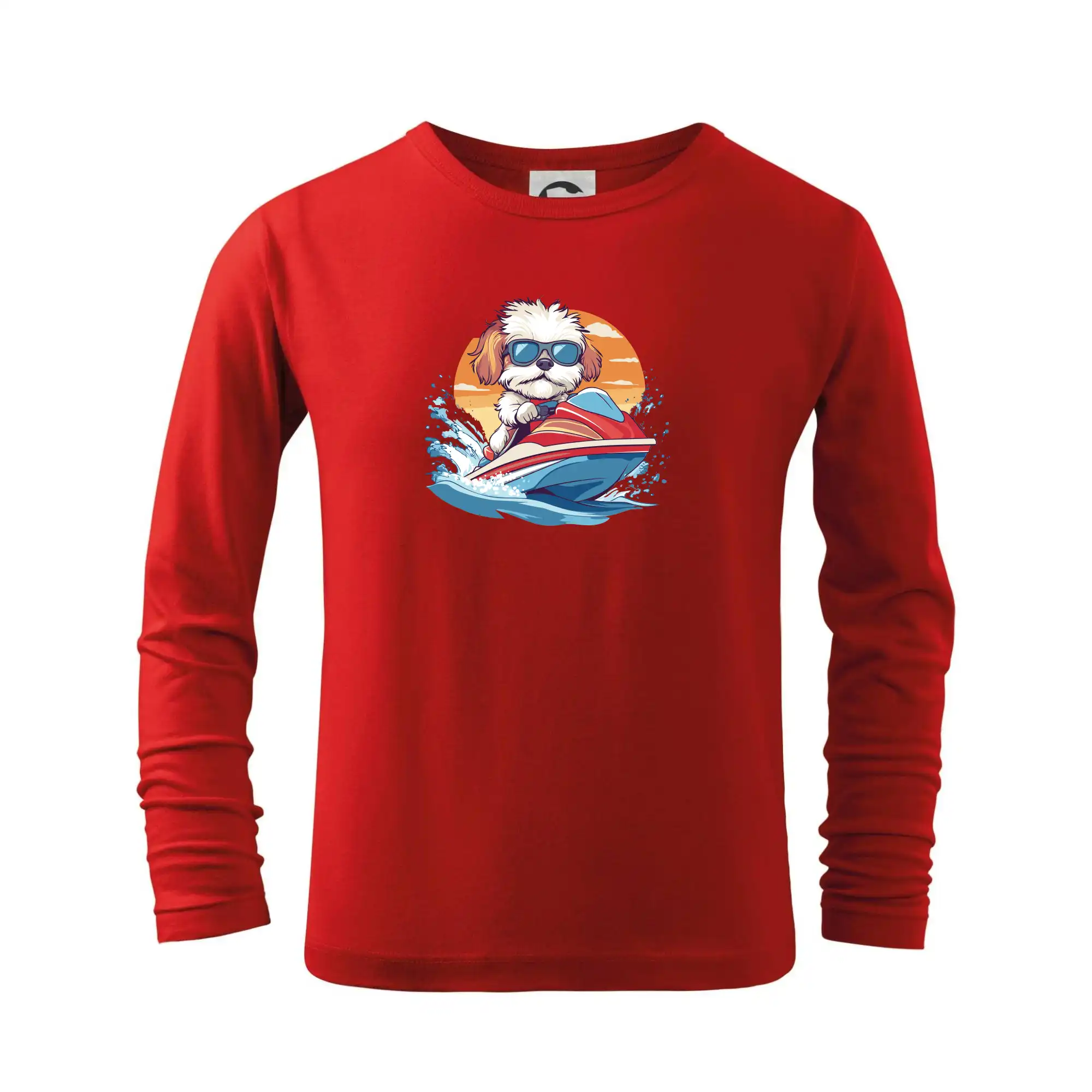 Bišonek na vodním skútru