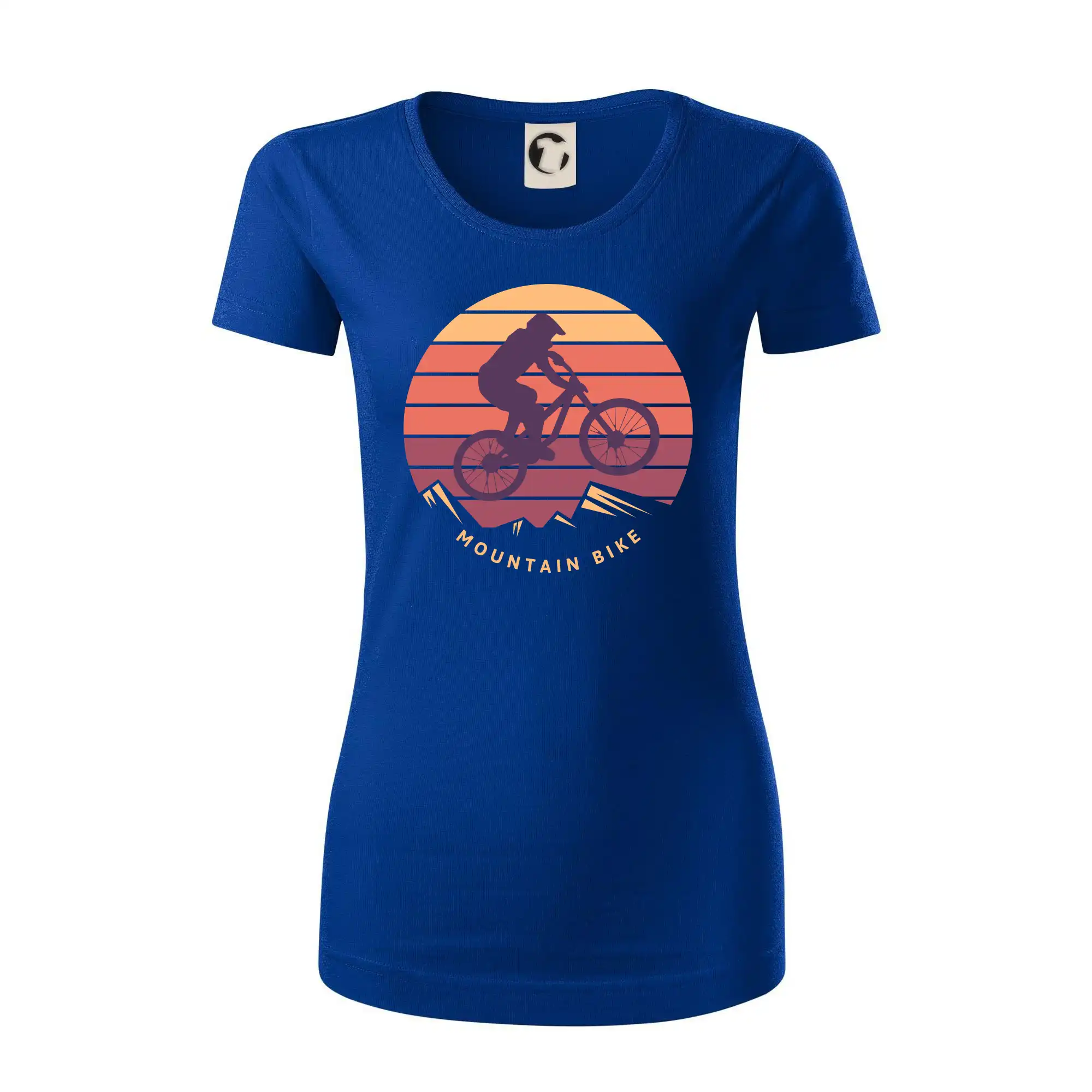 MTB barevné kolo západ slunce