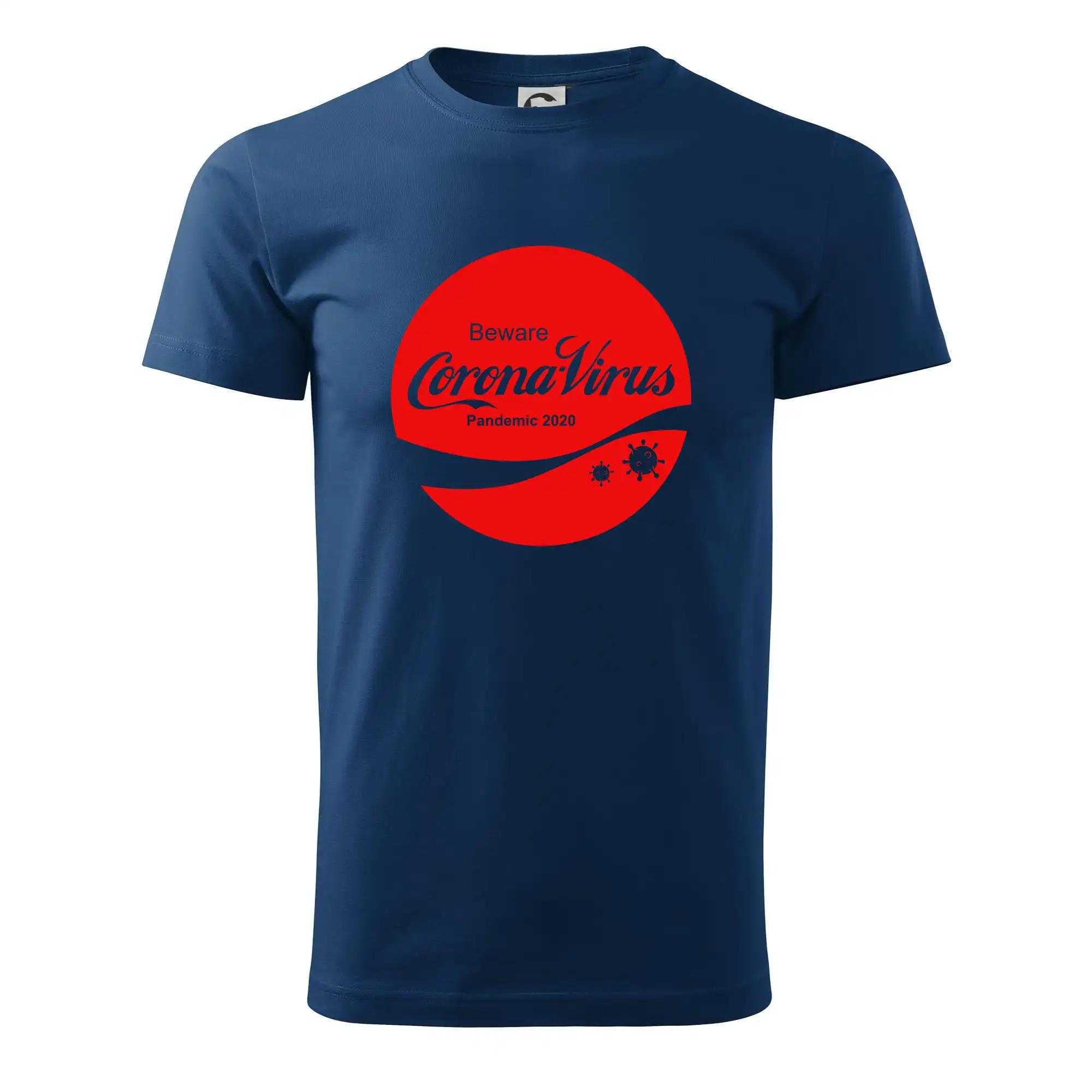Corona virus pandemic logo