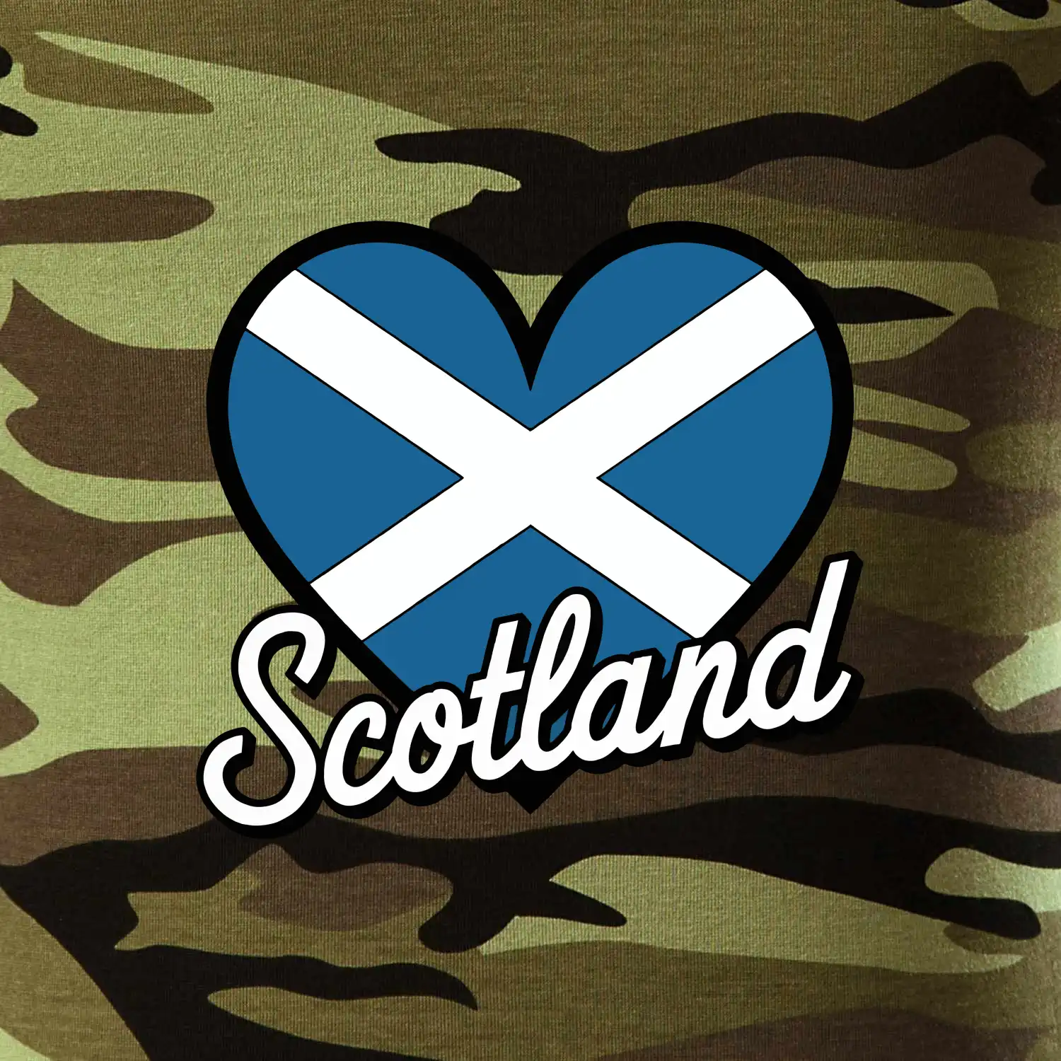 Scotland Srdce s vlajkou