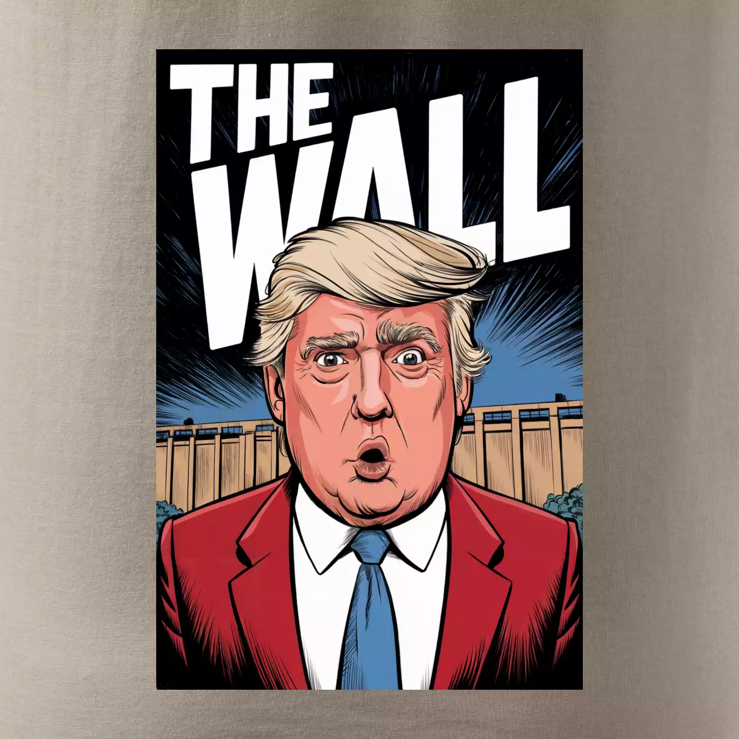 The wall Trump