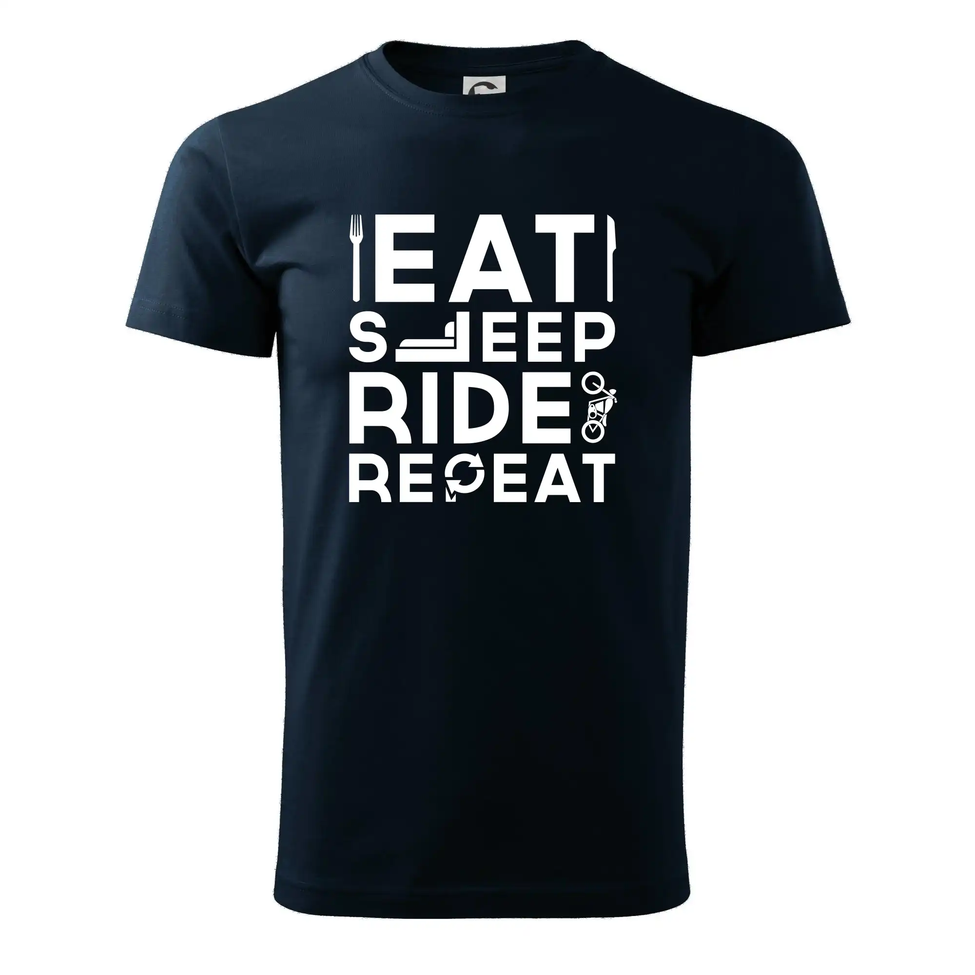 Eat sleep repeat - Eat sleep ride moto - Pánske tričko nižšej gramáže