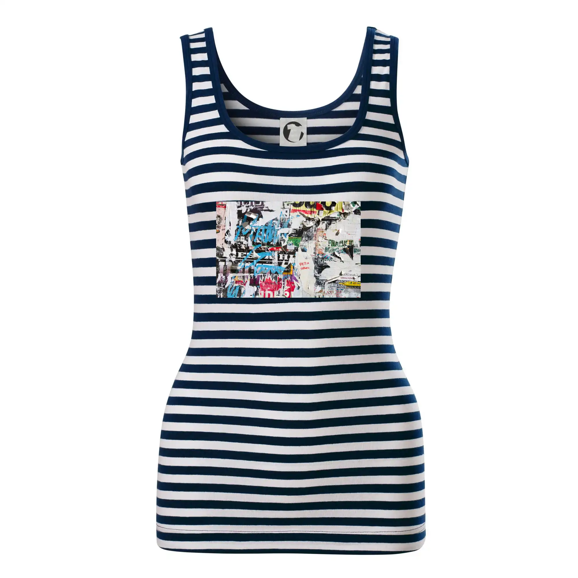Tričká na párty - Otrhaná nástenka - Sailor tielko na vodu