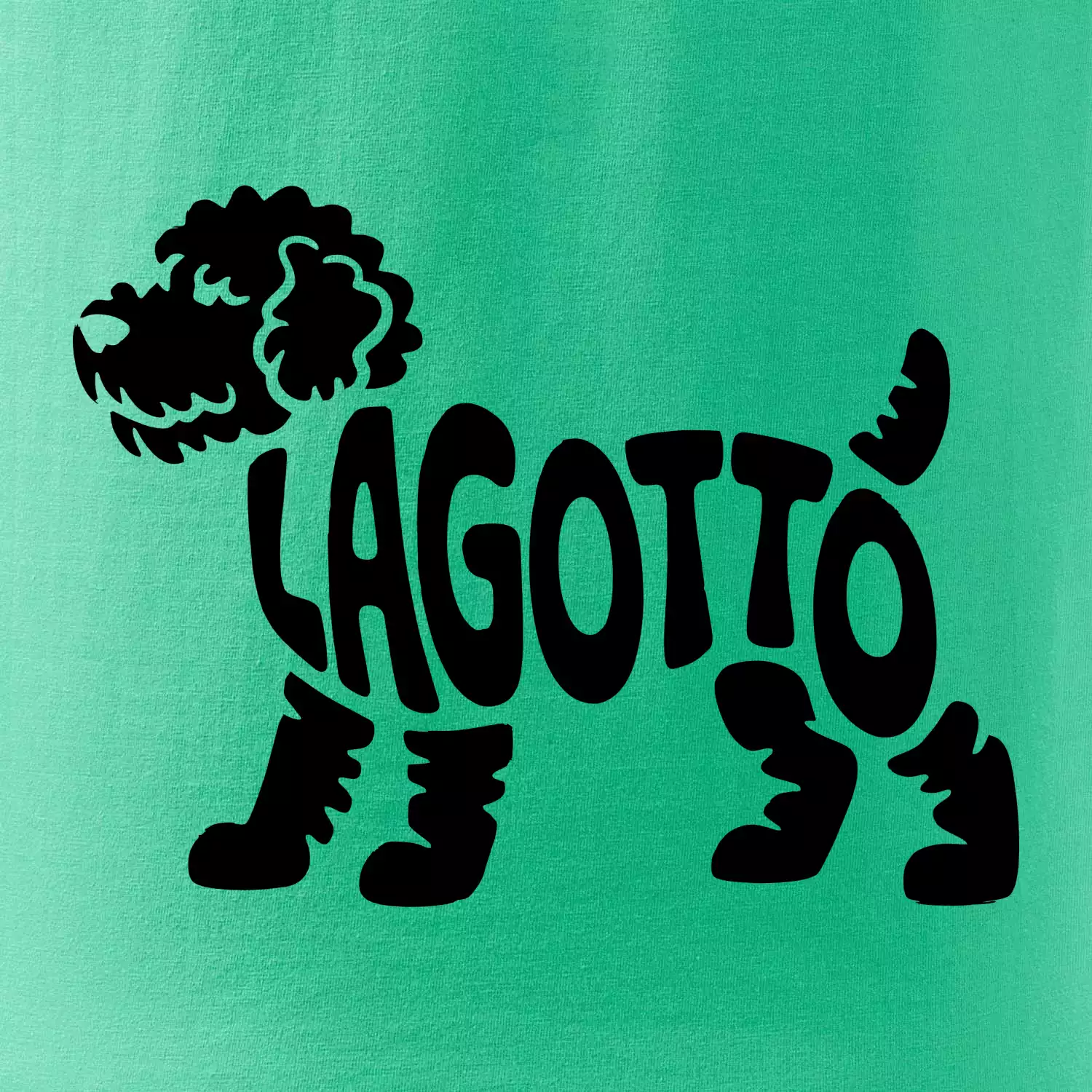 Lagotto nápis v těle