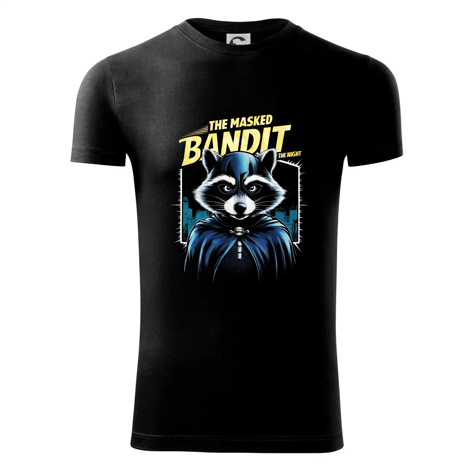 Tričká so zvieratami - Mýval v plášti masked bandit - Viper FIT - Pánske zúžené tričko