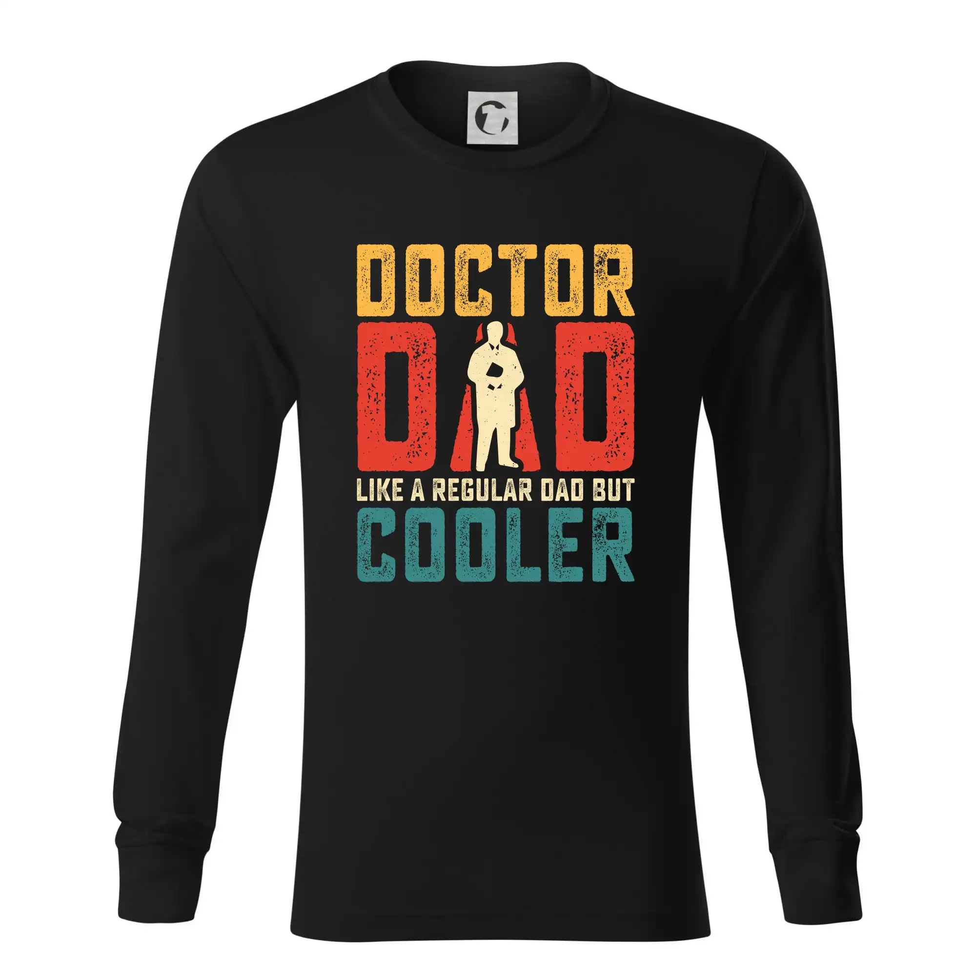 Doctor dad like a regular dad but cooler - Tričko s dlhým rukávom LS R05