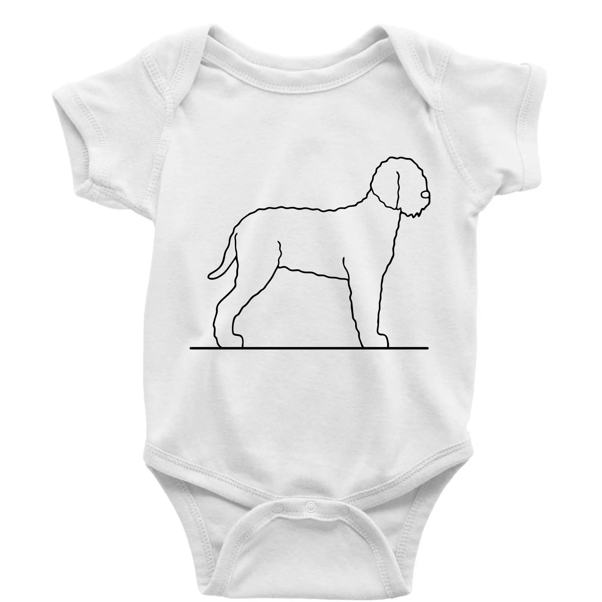 Ostatné psie plemená - Lagotto romagnolo stojaci - Body dojčenské s krátkym rukávom