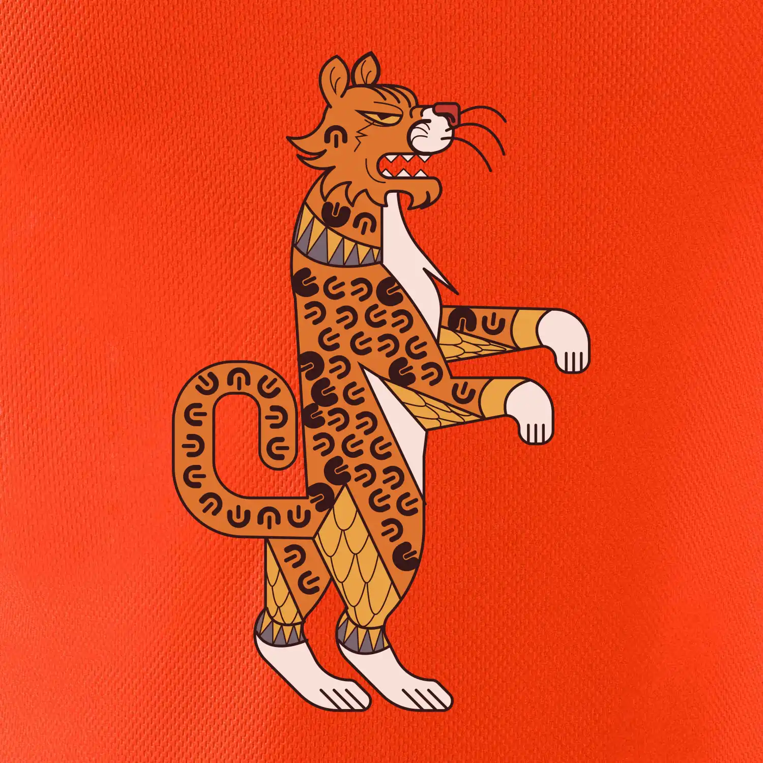 Mayové - zvířata tygr