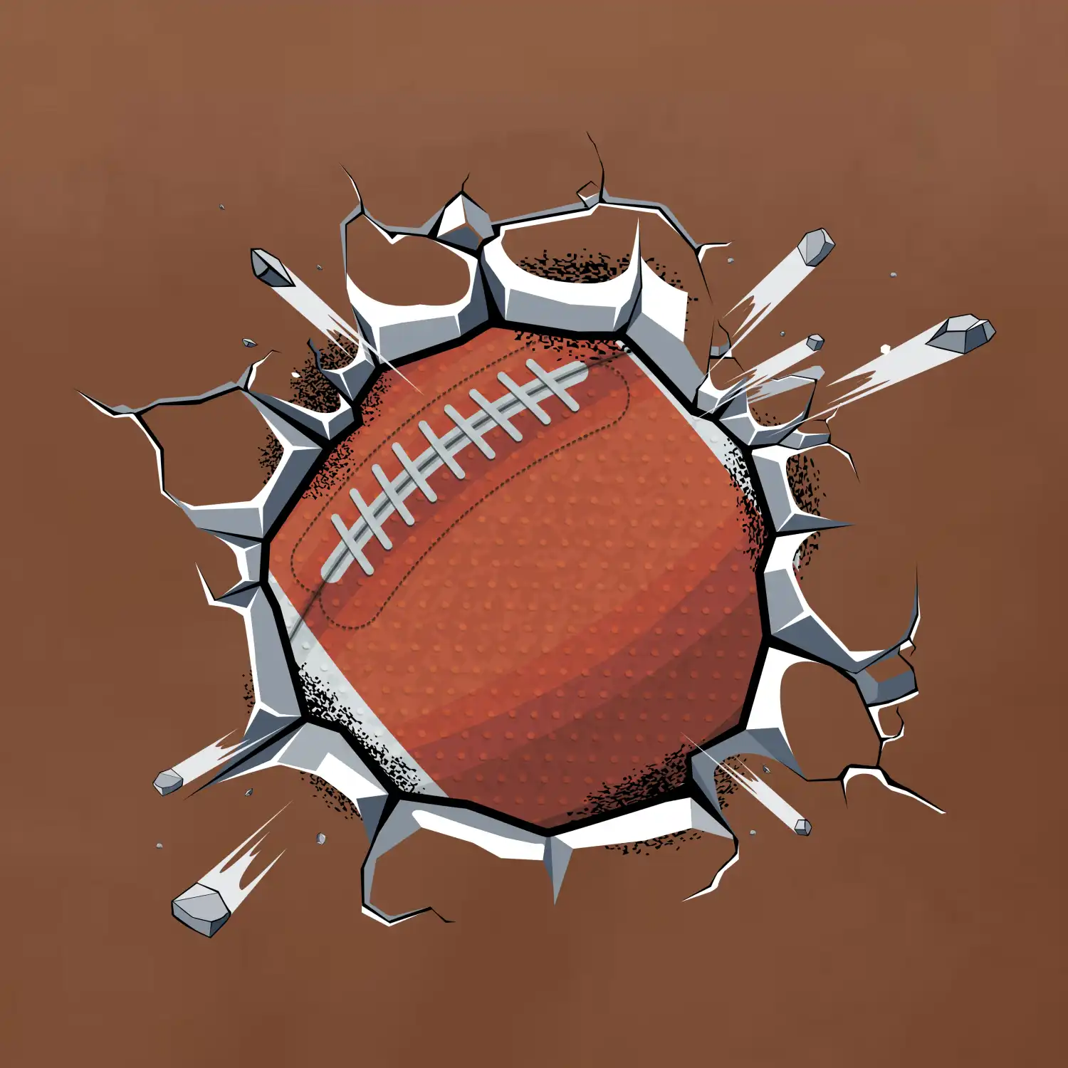 Americký fotbal míč v triku