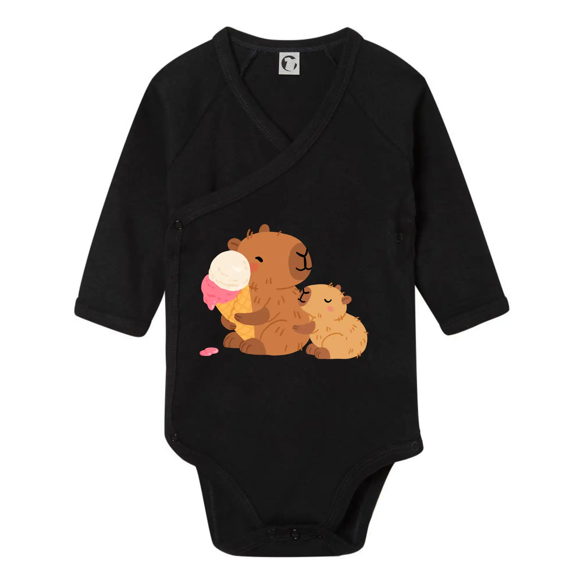 Kapybara se zmrzlinou