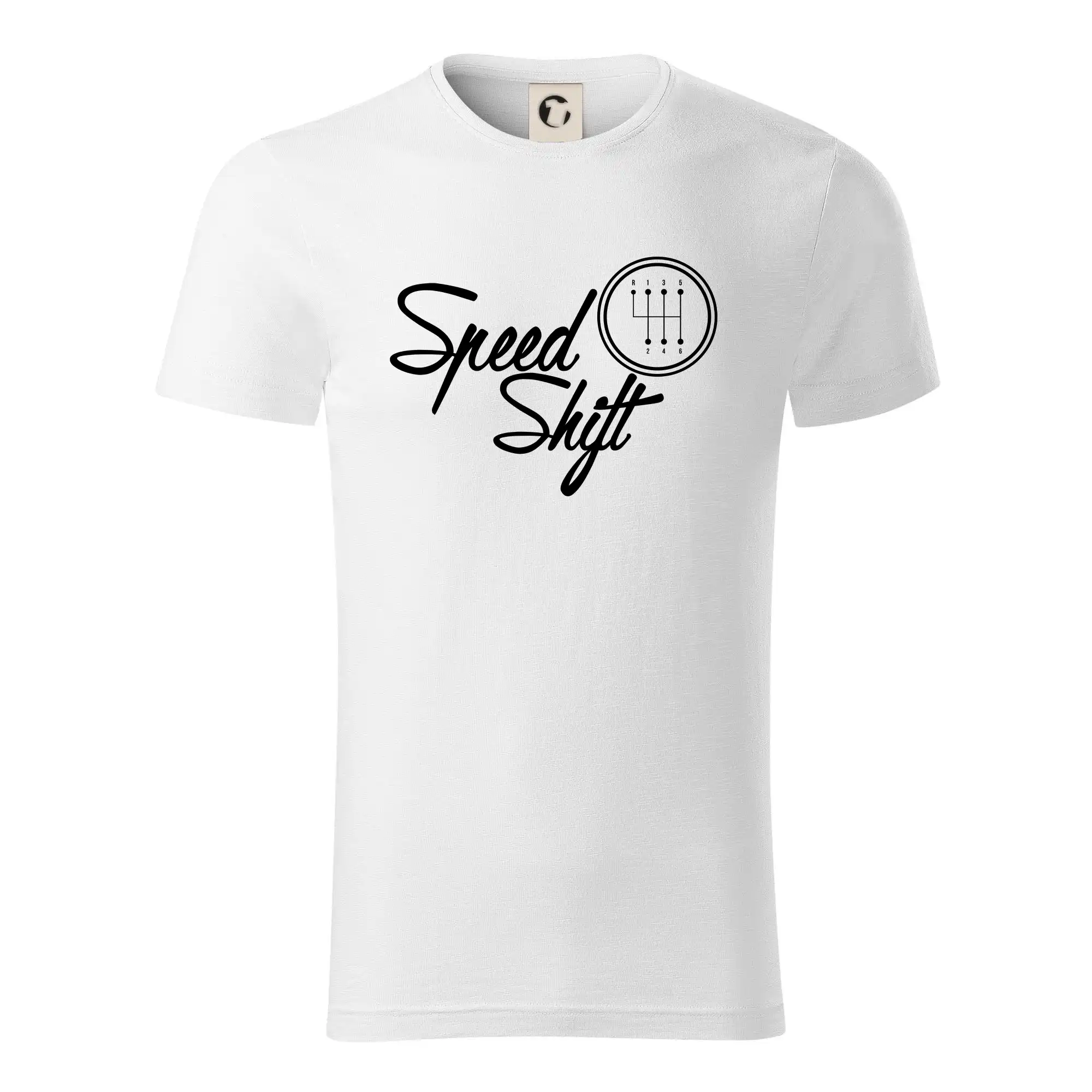 Auto tričká - Speed shift - Tričko z organickej bavlny