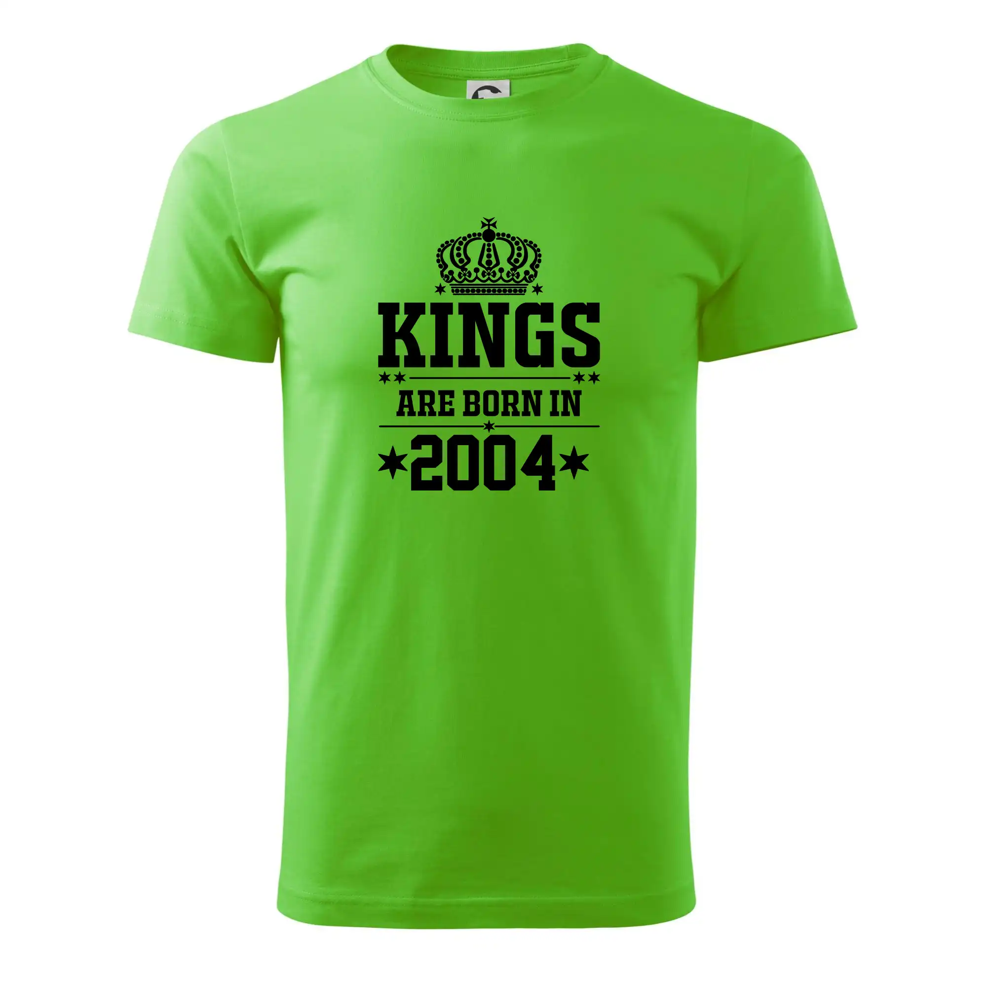 Trička s ročníkom 2004 - Kings are born in 2004 - Pánske tričko nižšej gramáže