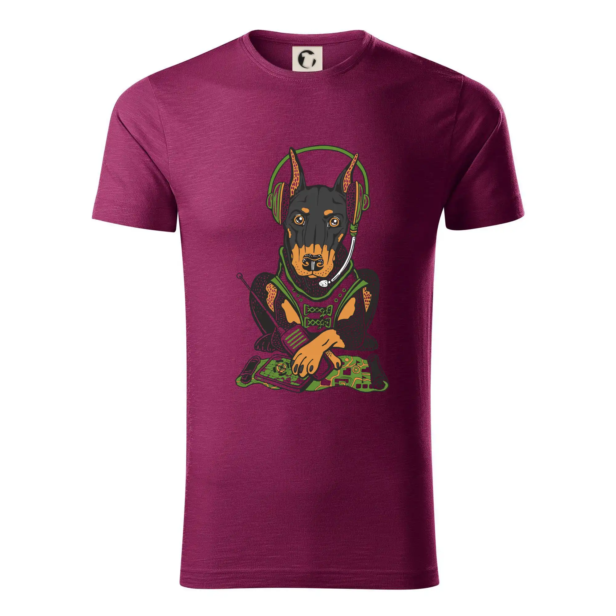 Ostatné psie plemená - Bojový doberman (Pecka design) - Tričko z organickej bavlny