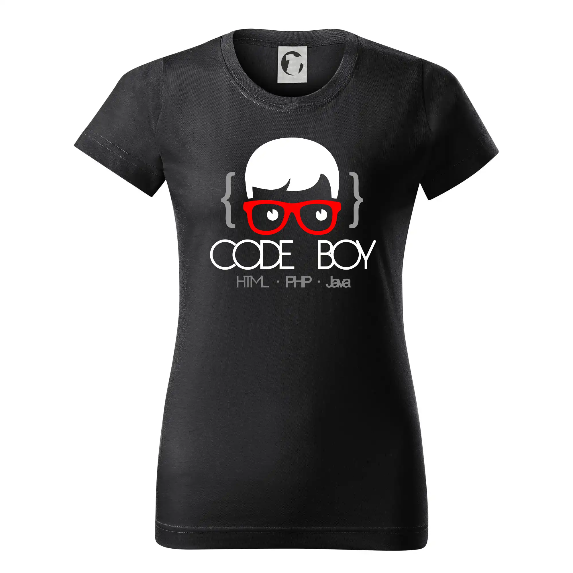 Tričká pre ajťákov - Code Boy - Dámske tričko basic - ľahko voľnejšie a dlhšie