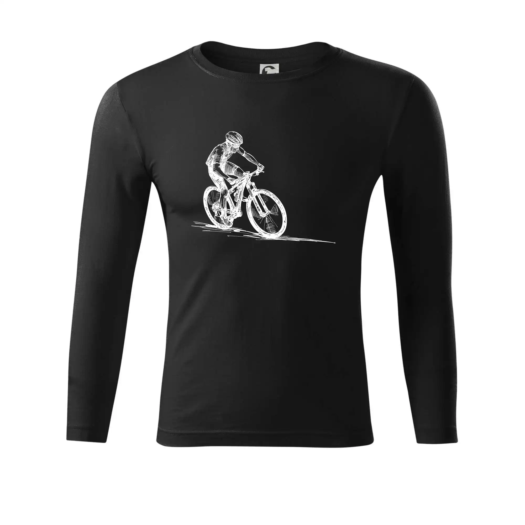 MTB kreslený cyklista