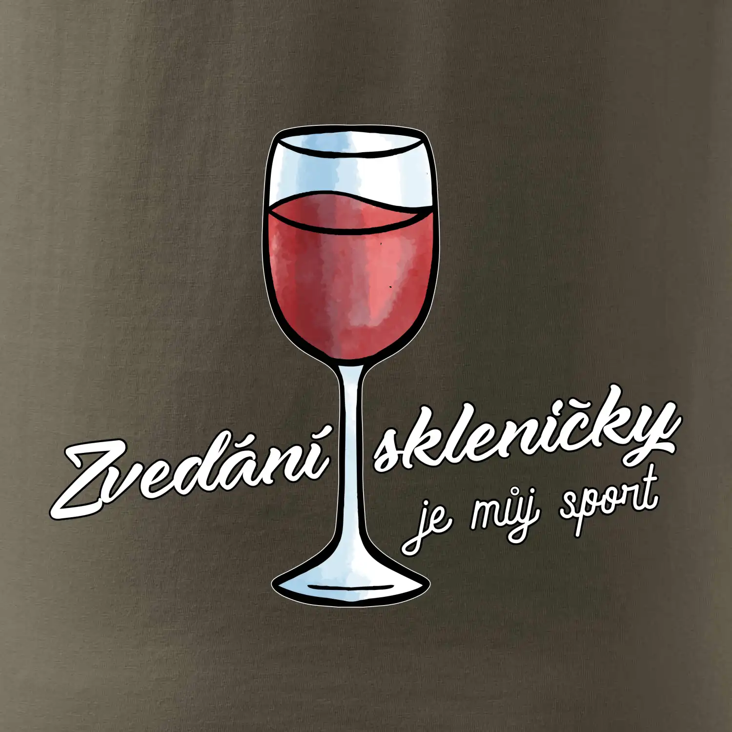 Zvedání skleničky je můj sport