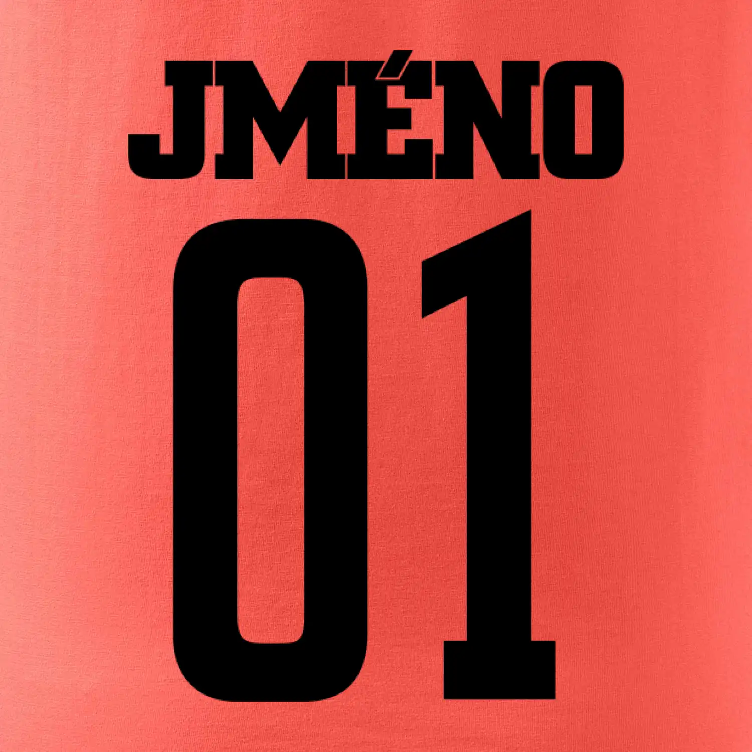 Futbalový dres - vlastné meno a číslo