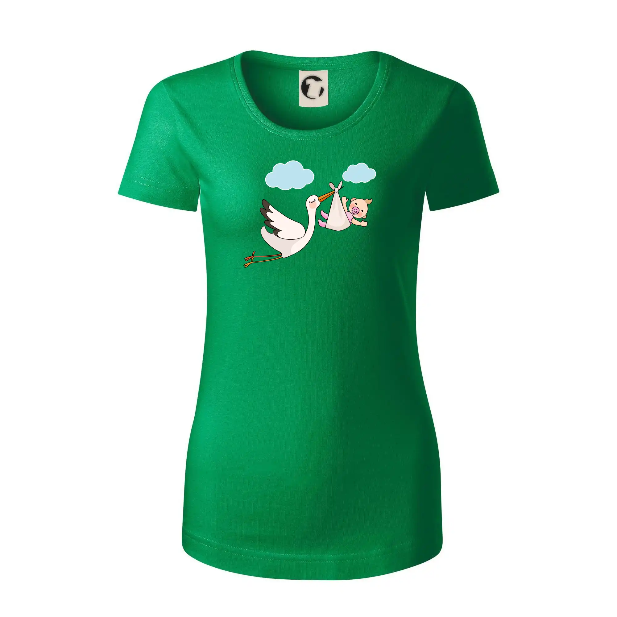 Čáp čekáme miminko - holka