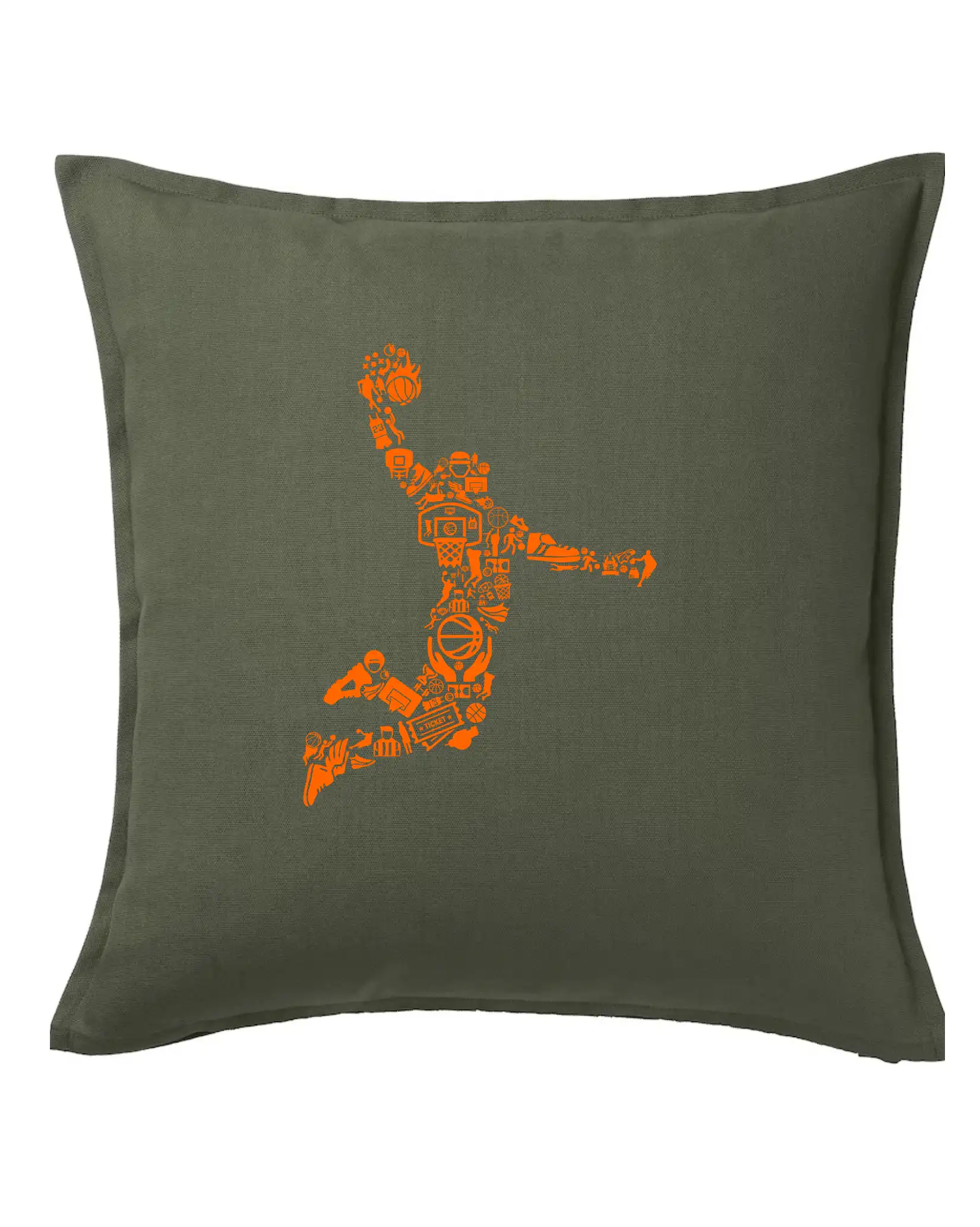 Basketbalová tričká - Hráč basketbalu ikony - Vankúš 50x50