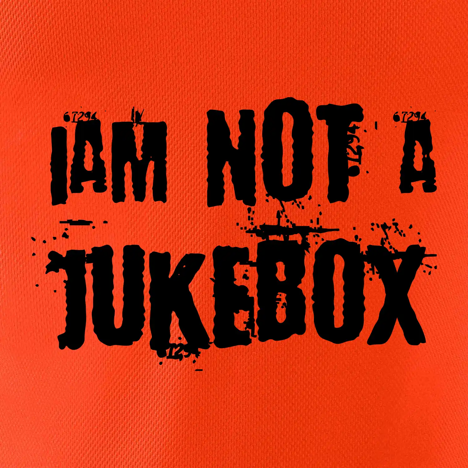 Iam not a jukebox - na prsou