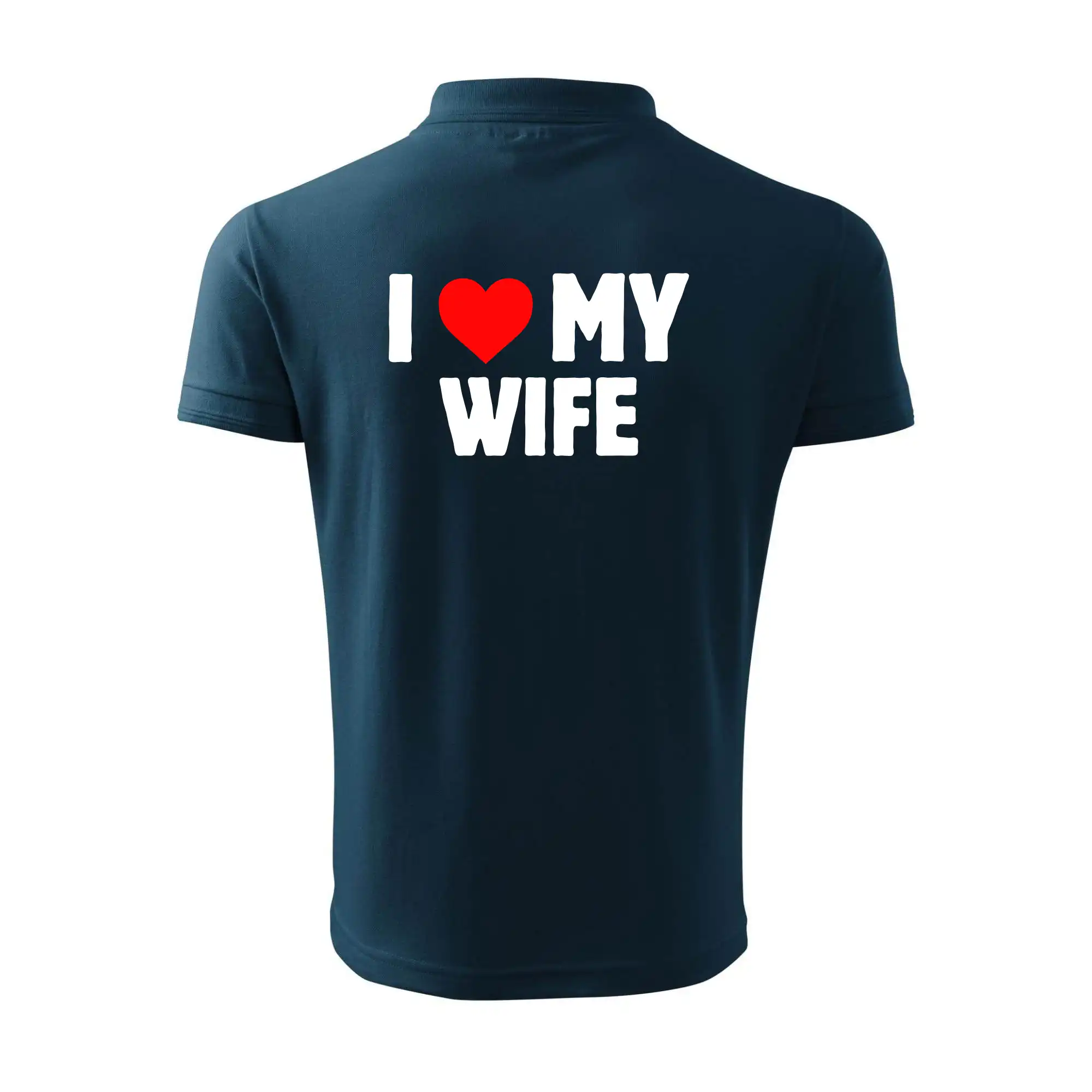 Tričká pre zamilovaných - I love my wife - Polokošeľa pánska Pique Polo 203