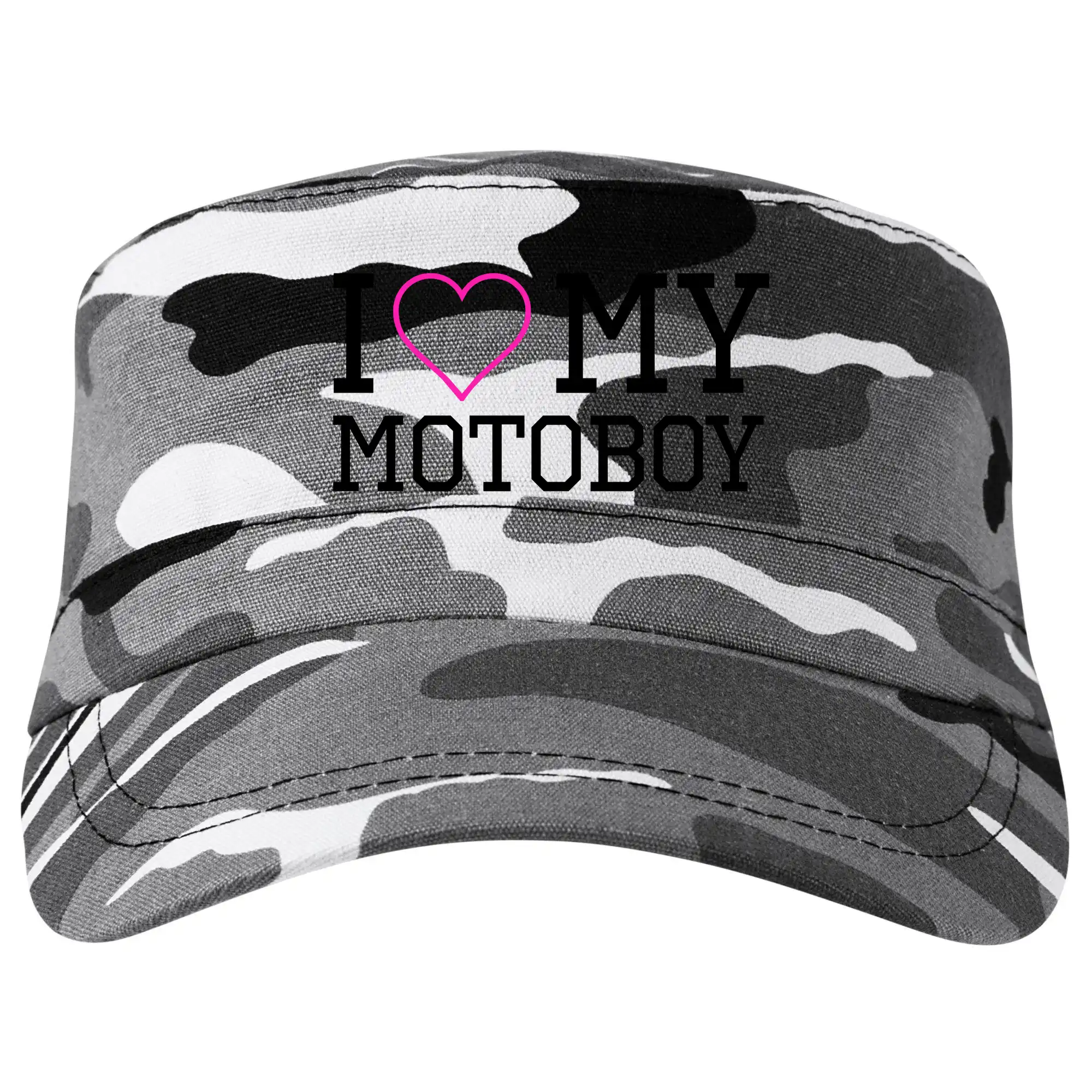 Tričká a mikiny s potlačou motoriek – pre pravých motorkárov - I love my motoboy - Šiltovka CAMO