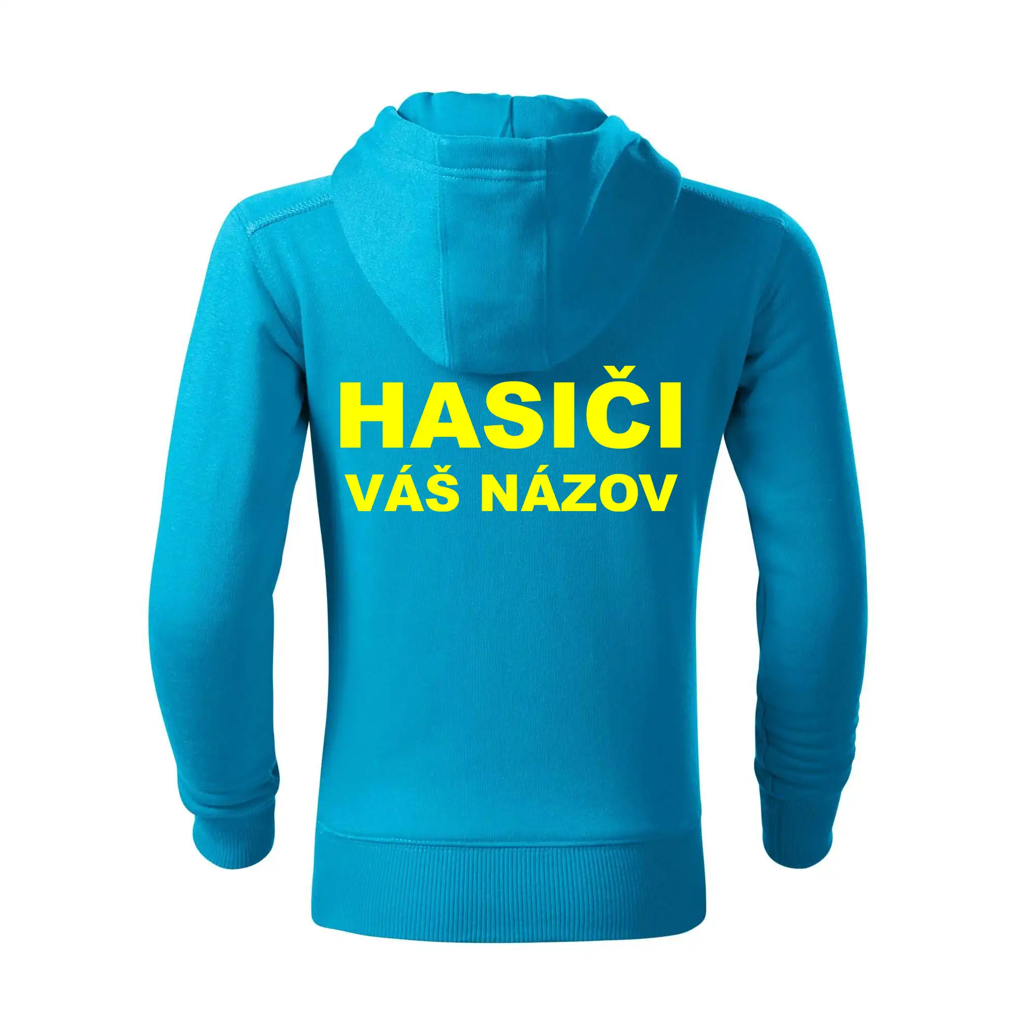 Hasiči - žltý nápis - váš názov zboru