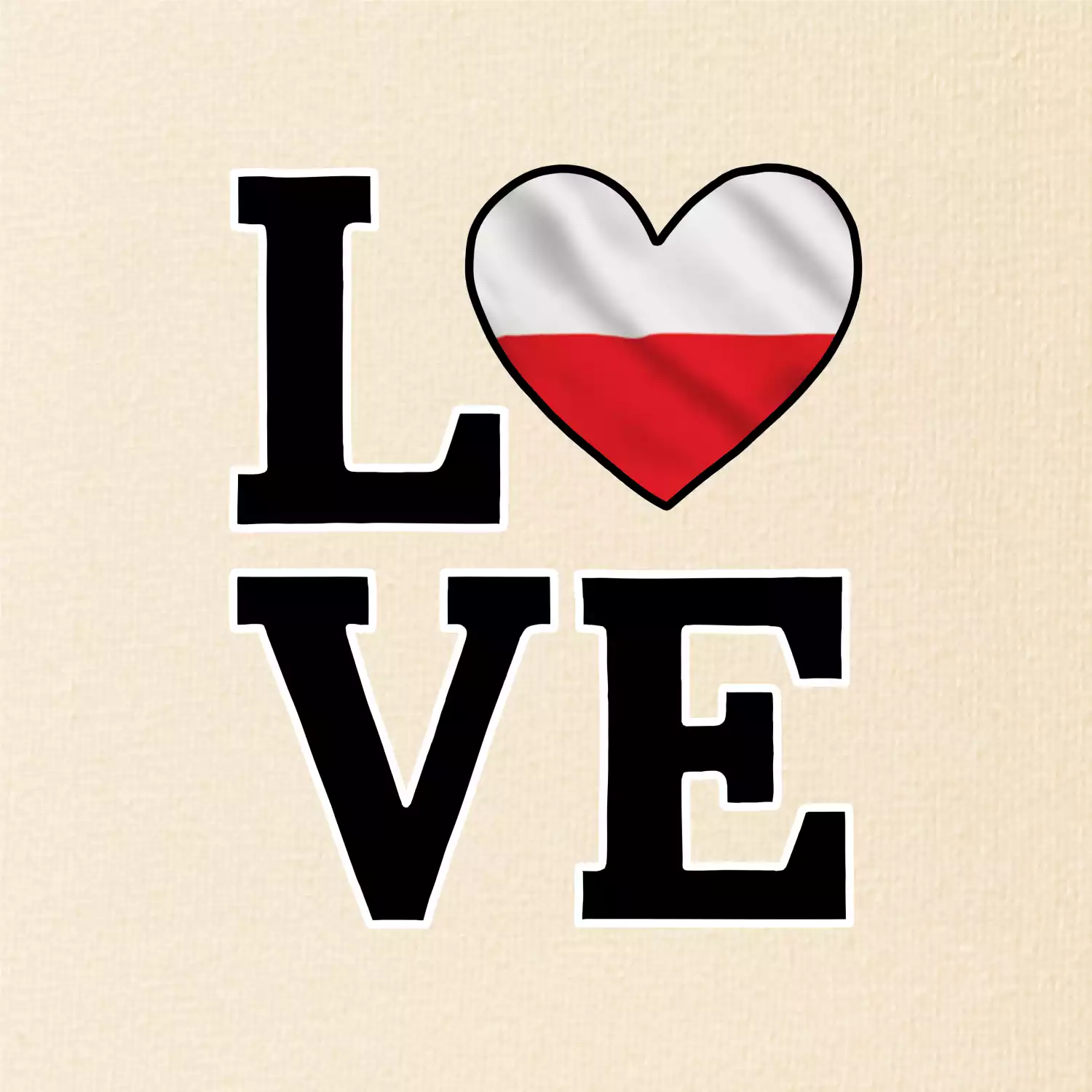 Love Polská vlajka