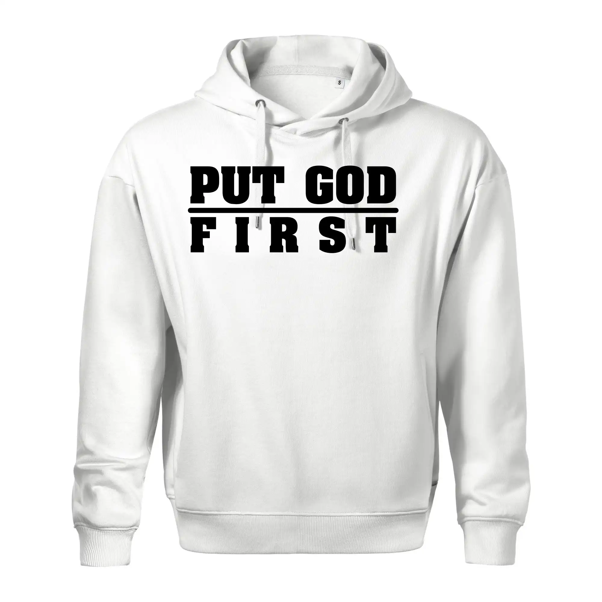 Put God first tlustý nápis