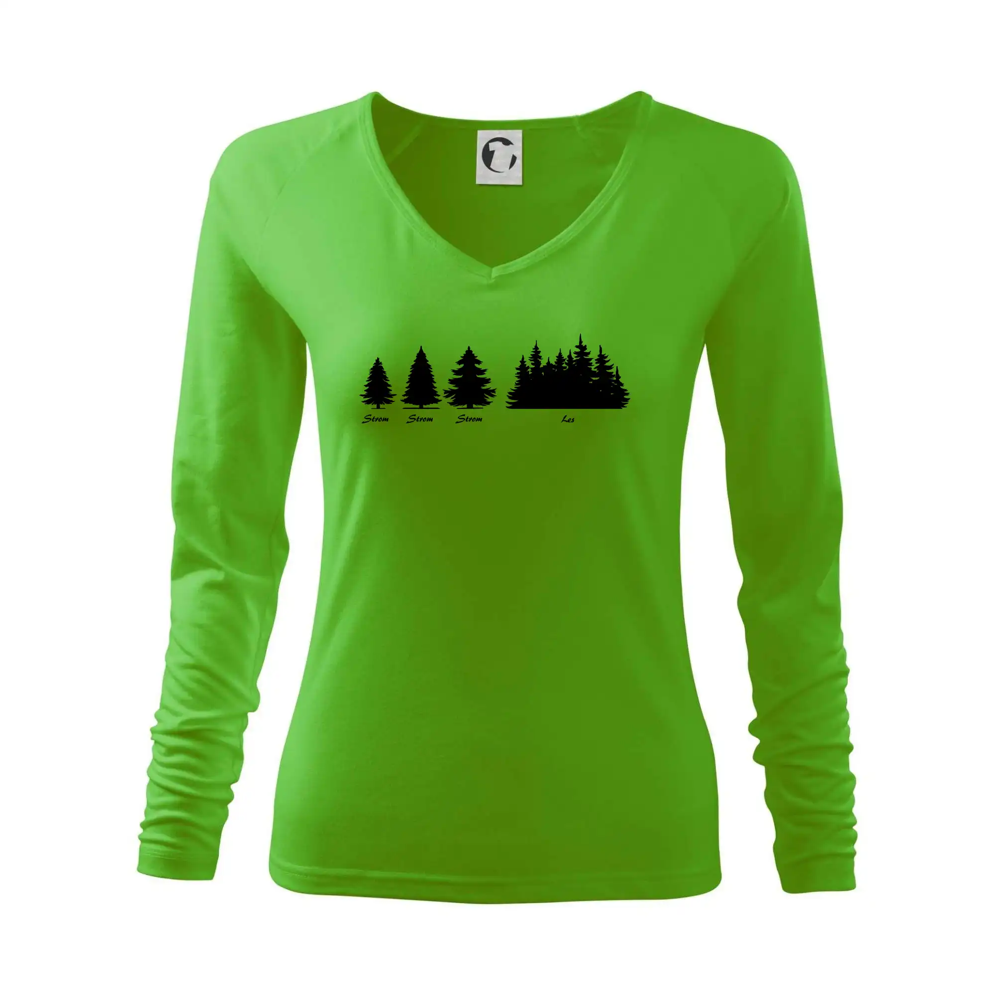 Trička na kempovanie - Evolúcia lesa - Tričko dámske Elegance